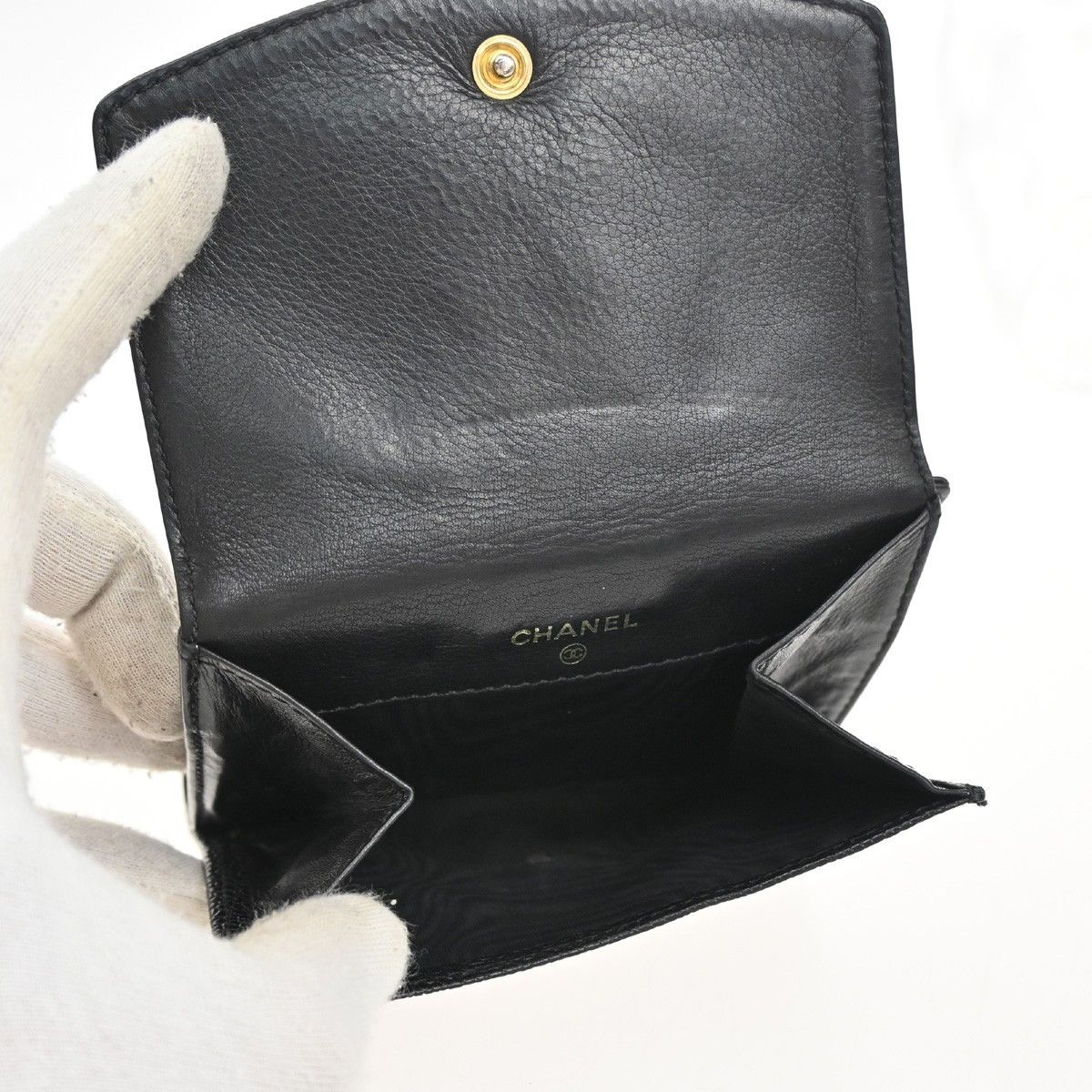 Chanel Chanel Timeless Trifold Wallet Leather Size ONE SIZE - 5 Thumbnail