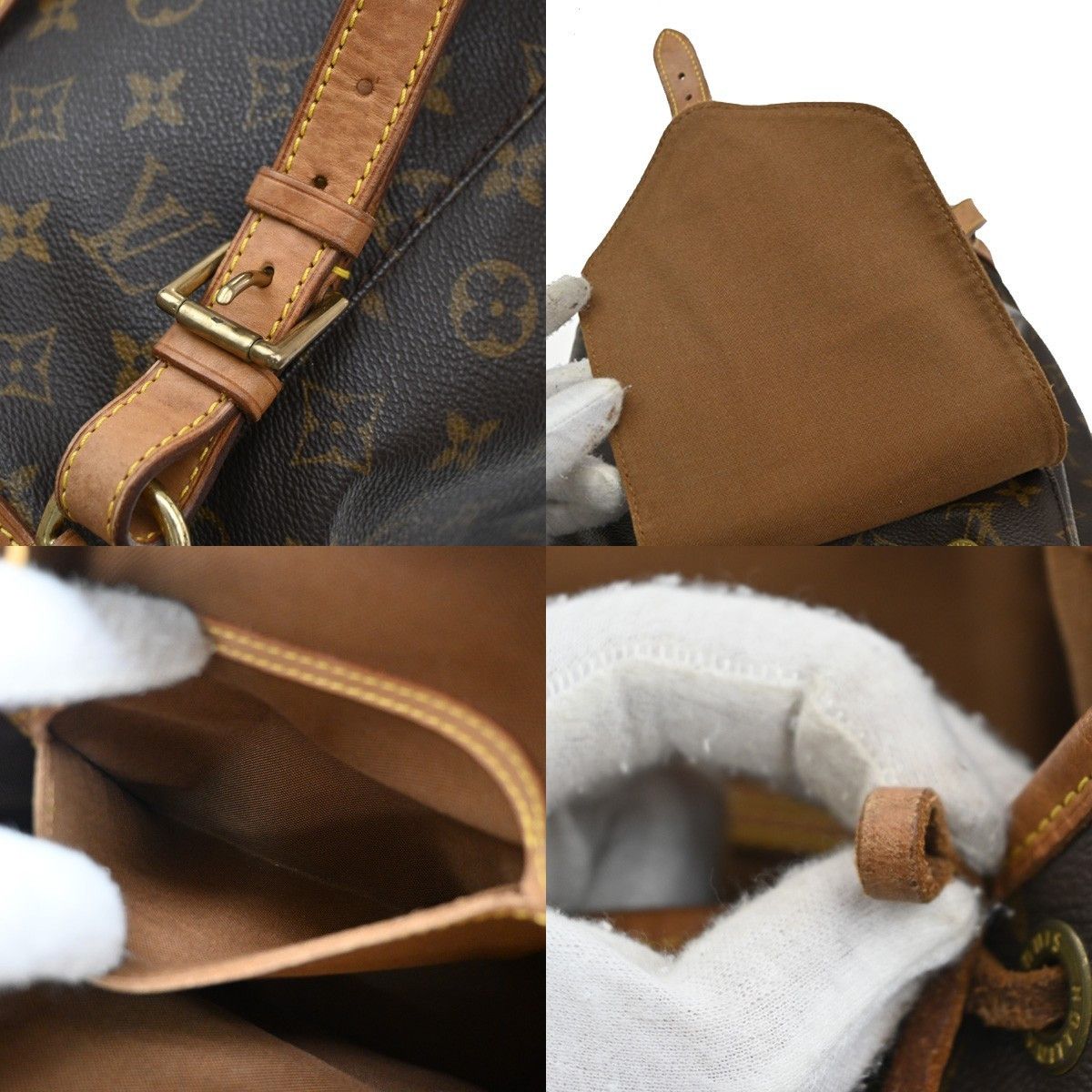 Louis Vuitton Louis Vuitton Montsouris Backpack Monogram Canvas Size ONE SIZE - 12 Thumbnail