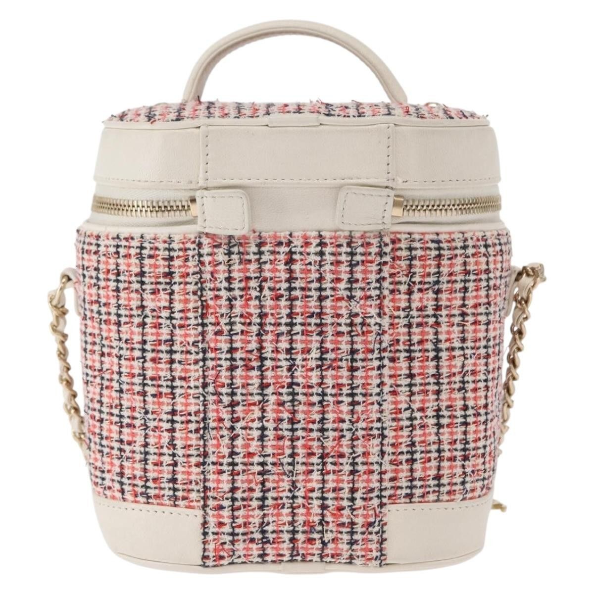Chanel Chanel CC Mania Vanity Case Tweed with Lambskin Size ONE SIZE - 2 Thumbnail