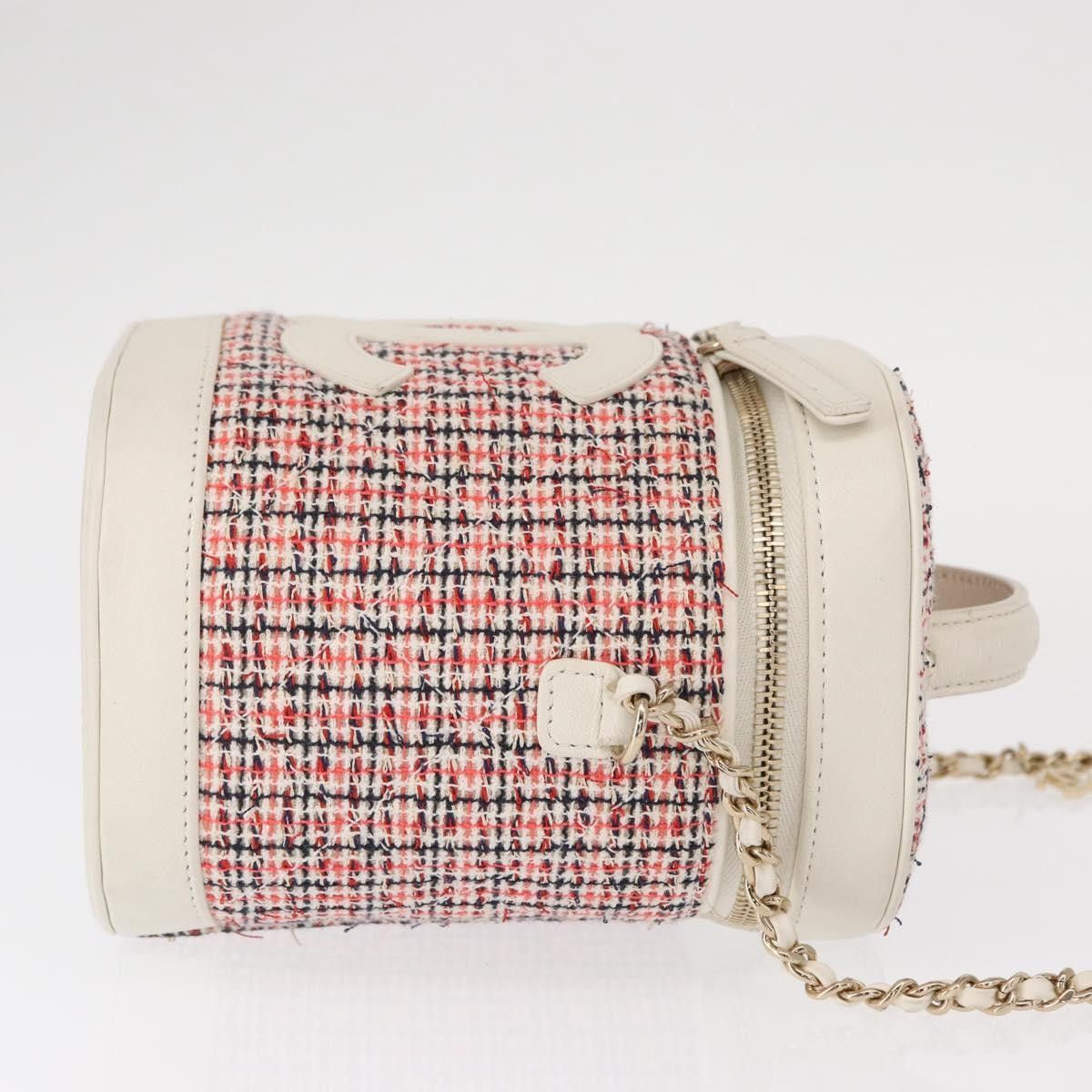Chanel Chanel CC Mania Vanity Case Tweed with Lambskin Size ONE SIZE - 3 Thumbnail