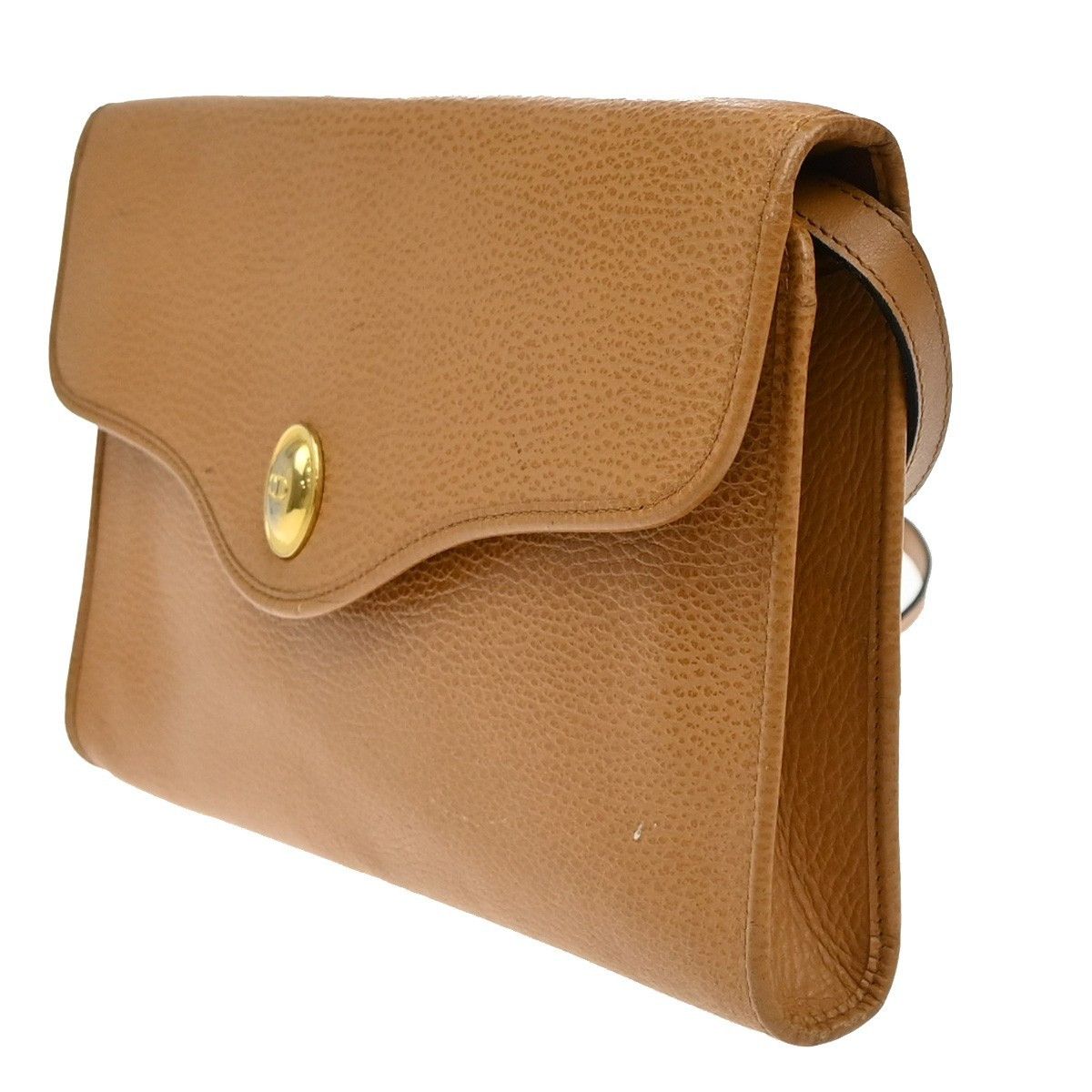 Dior Christian Dior Vintage CD Logo Shoulder Bag Leather Size ONE SIZE - 3 Thumbnail