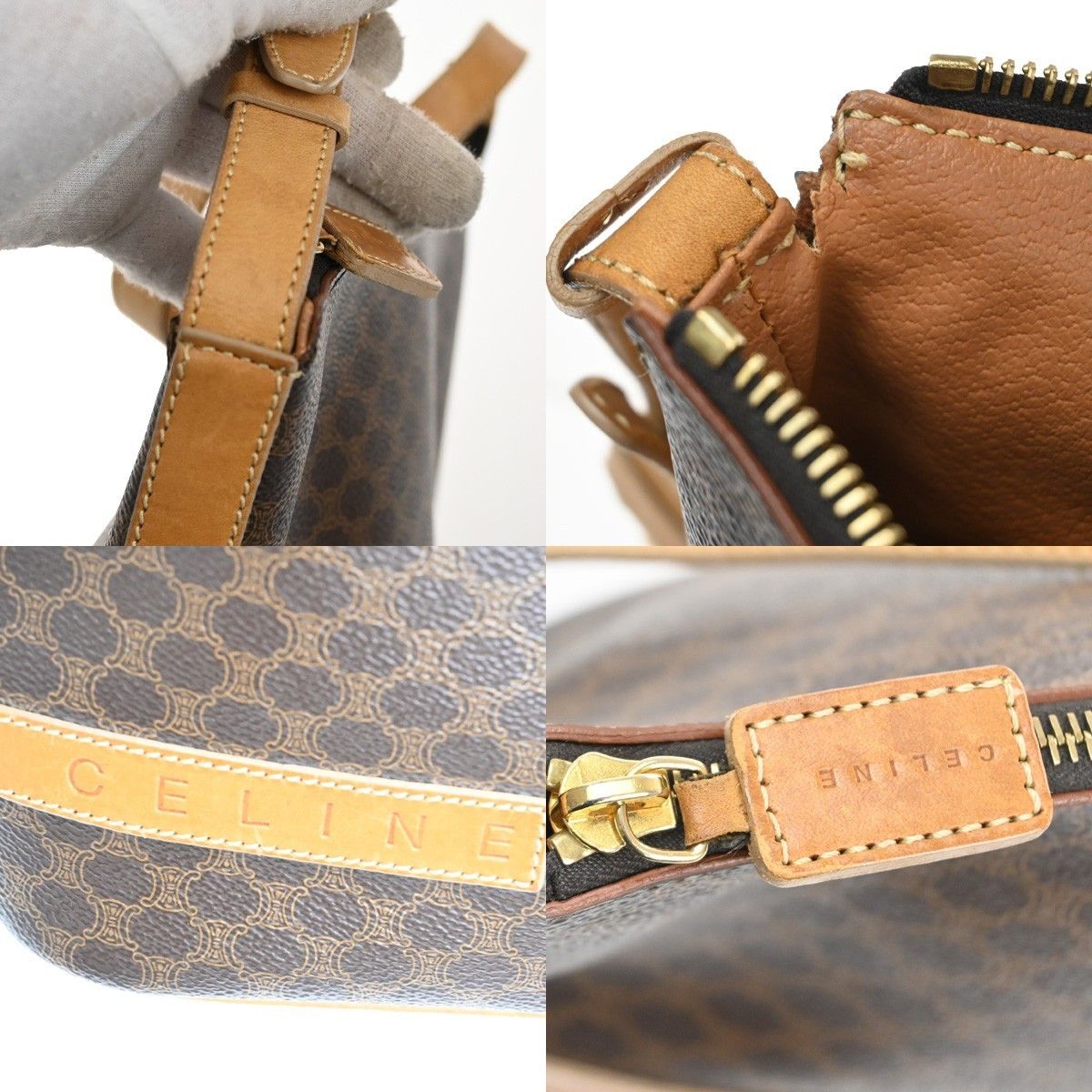 Celine Celine Macadam Shoulder Bag PVC Leather Size ONE SIZE - 10 Thumbnail