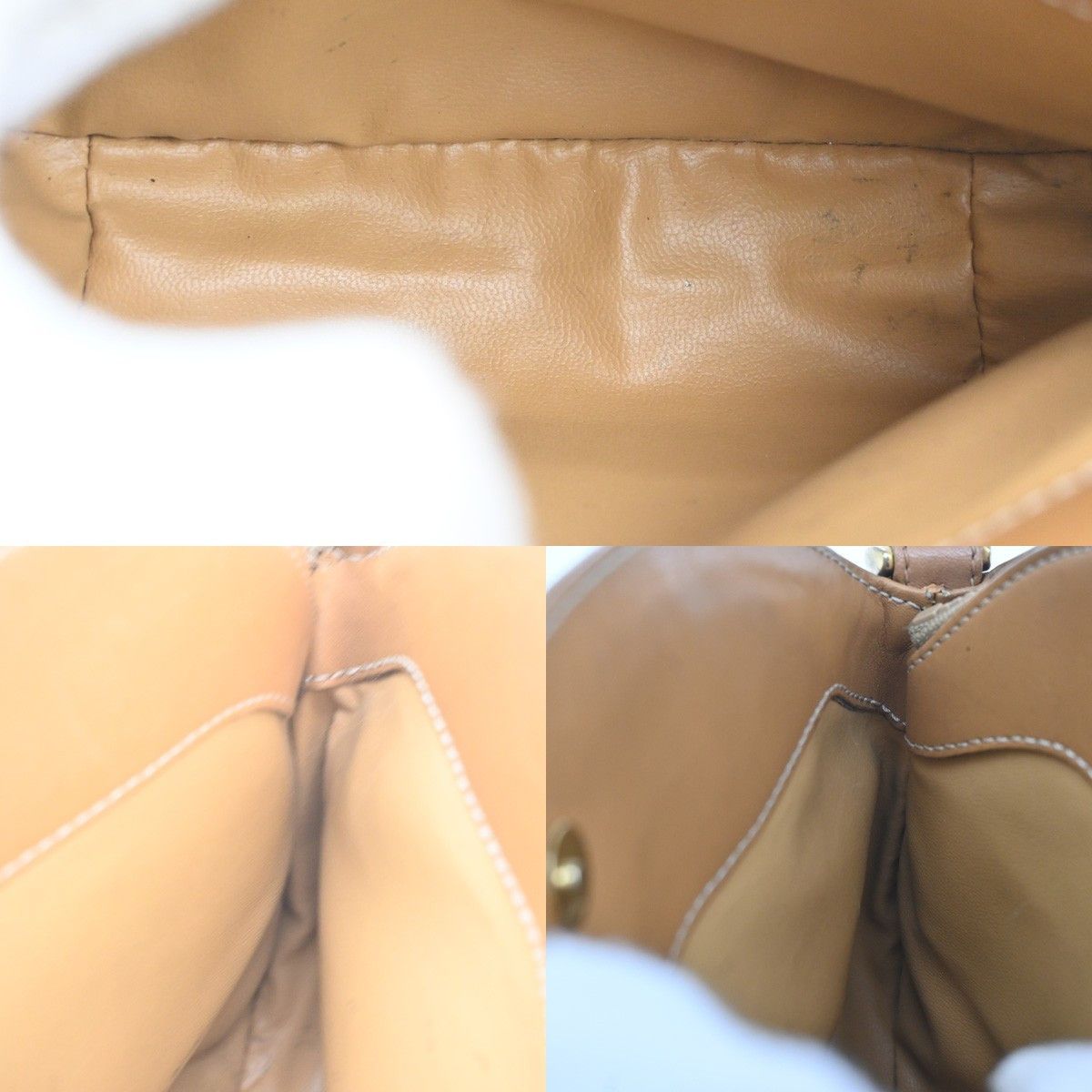 Celine Celine Vintage Macadam Shoulder Bag Canvas and Leather Size ONE SIZE - 13 Thumbnail