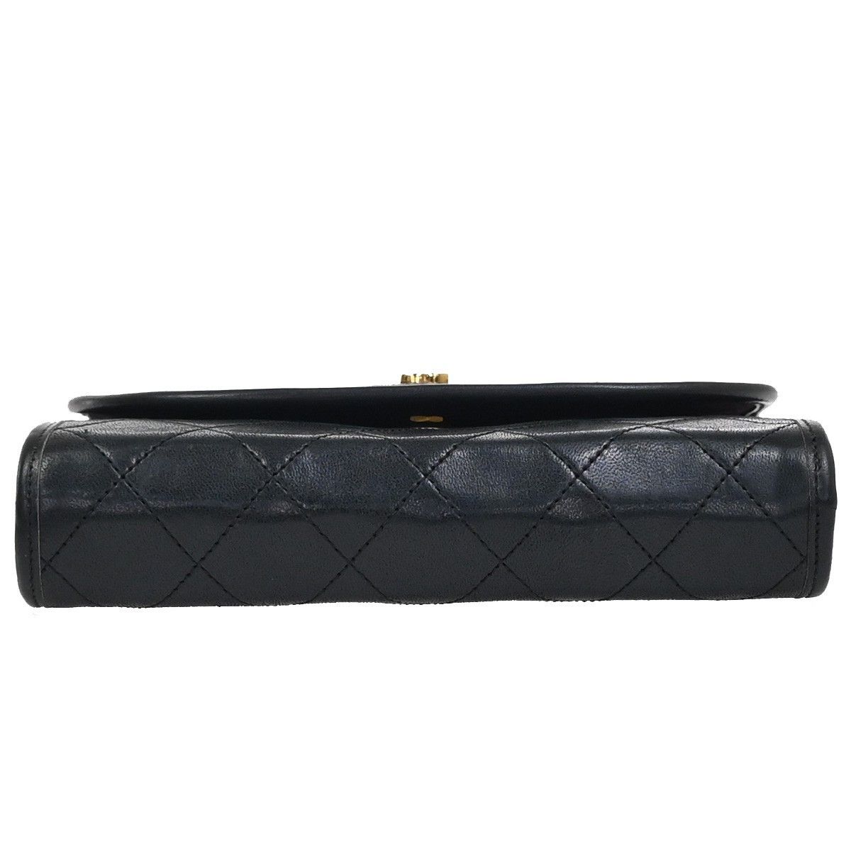 Chanel Chanel Vintage Round Flap Bag Quilted Lambskin Size ONE SIZE - 13 Thumbnail