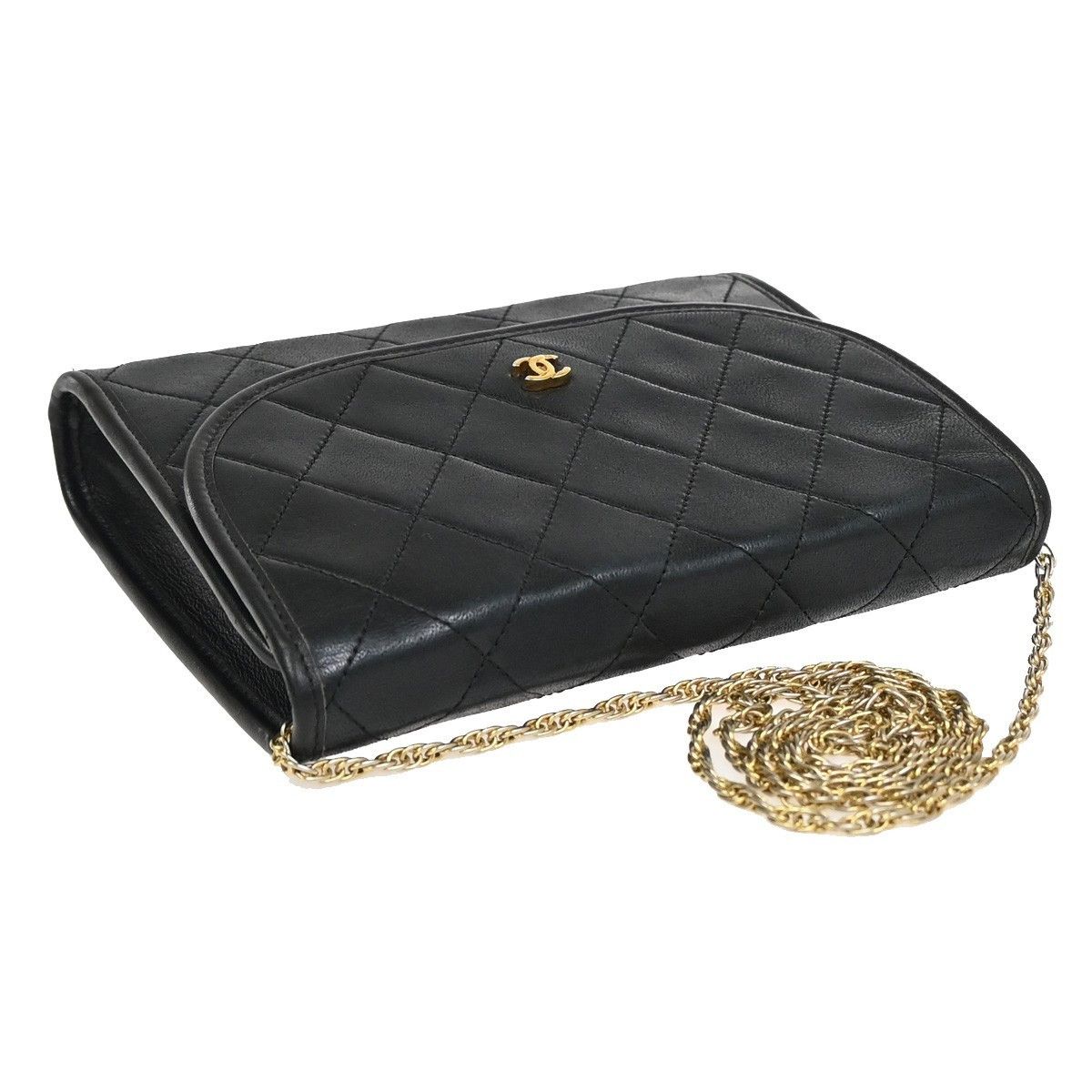 Chanel Chanel Vintage Round Flap Bag Quilted Lambskin Size ONE SIZE - 7 Thumbnail