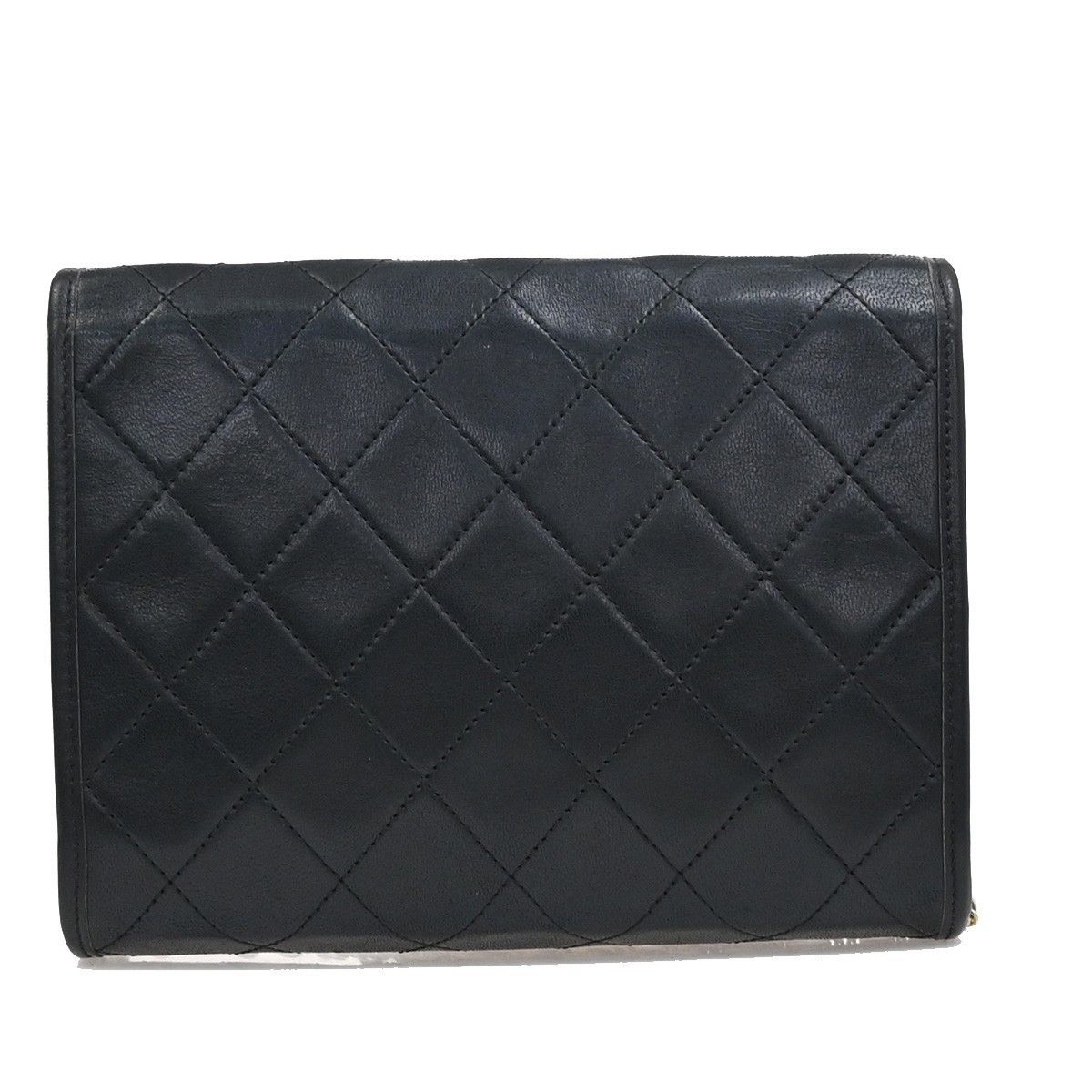 Chanel Chanel Vintage Round Flap Bag Quilted Lambskin Size ONE SIZE - 2 Thumbnail