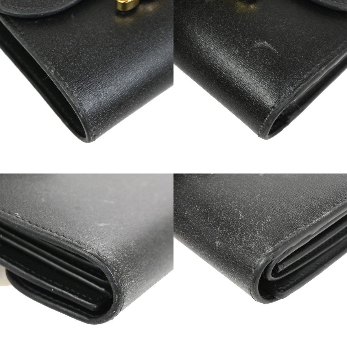 Celine Celine Triomphe Trifold Wallet Leather Size ONE SIZE - 7 Thumbnail