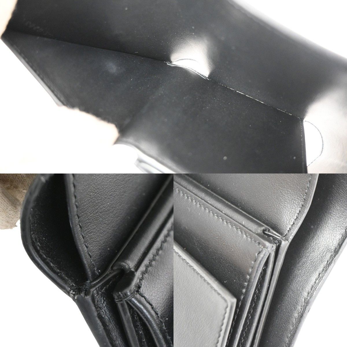 Celine Celine Triomphe Trifold Wallet Leather Size ONE SIZE - 13 Thumbnail