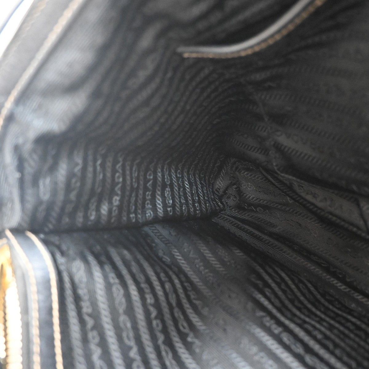 Prada Prada Logo Convertible Tote Canvas with Leather Size ONE SIZE - 13 Thumbnail