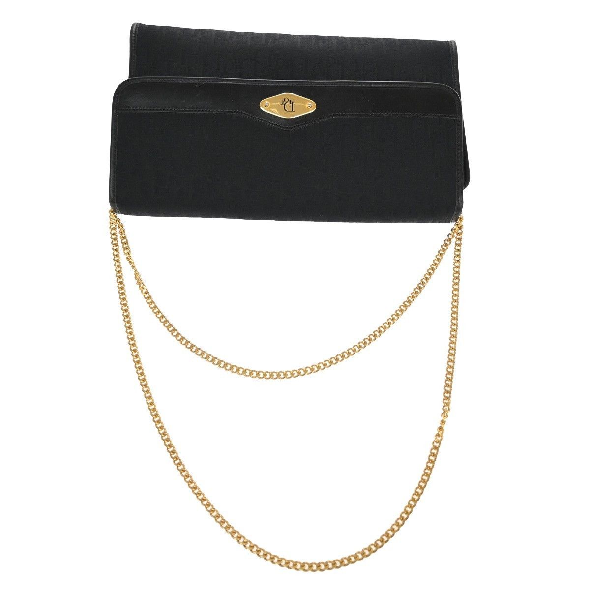 Dior Christian Dior Vintage Chain Flap Shoulder Bag Diorissimo Canvas Size ONE SIZE - 7 Thumbnail