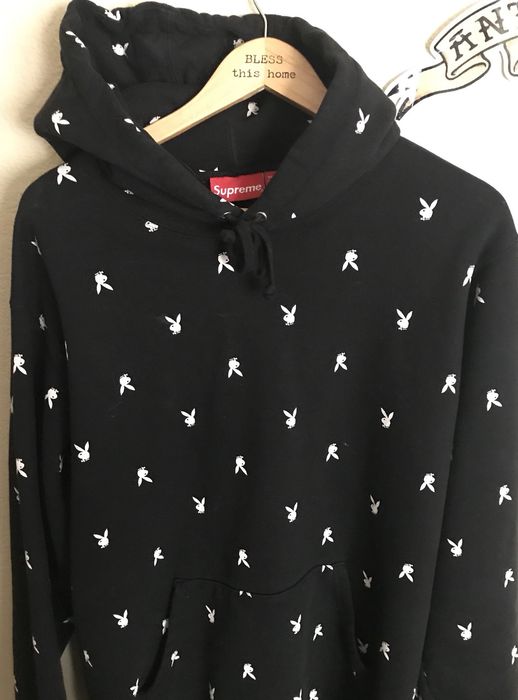 Supreme playboy clearance hooded sweatshirt