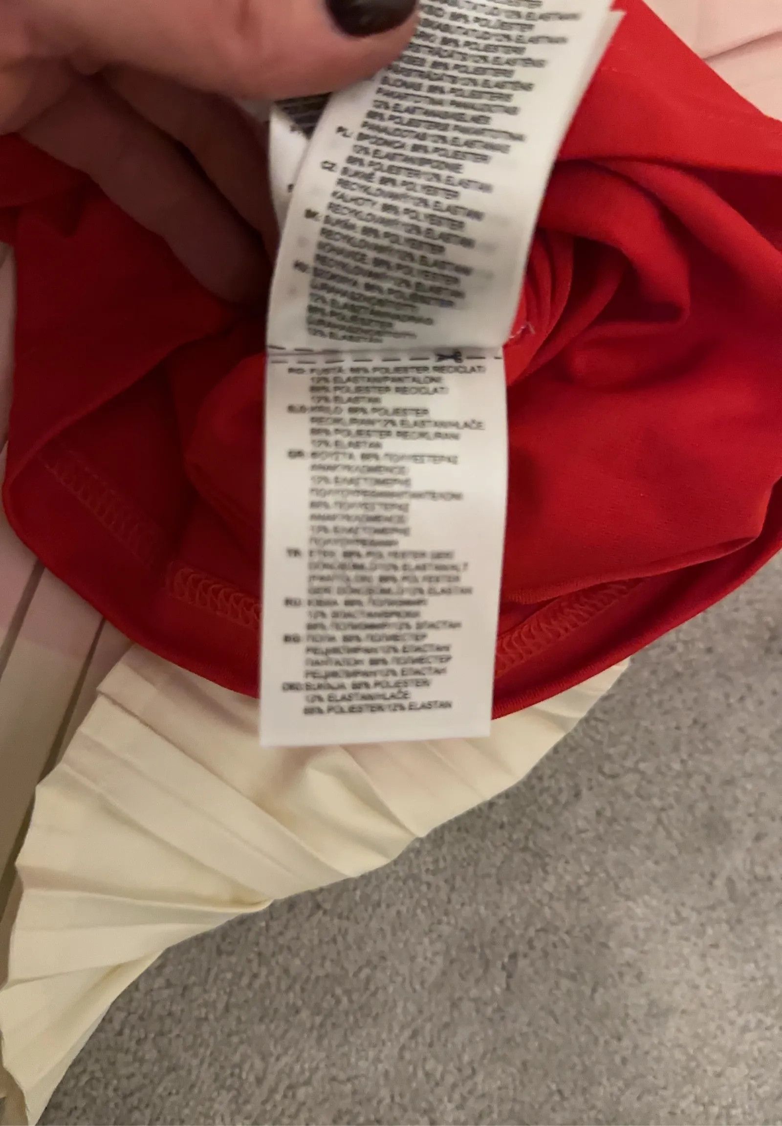 Adidas Stella McCartney by adidas Tennis kjol Skirt Size 27" / US 4 / IT 40 - 3 Thumbnail