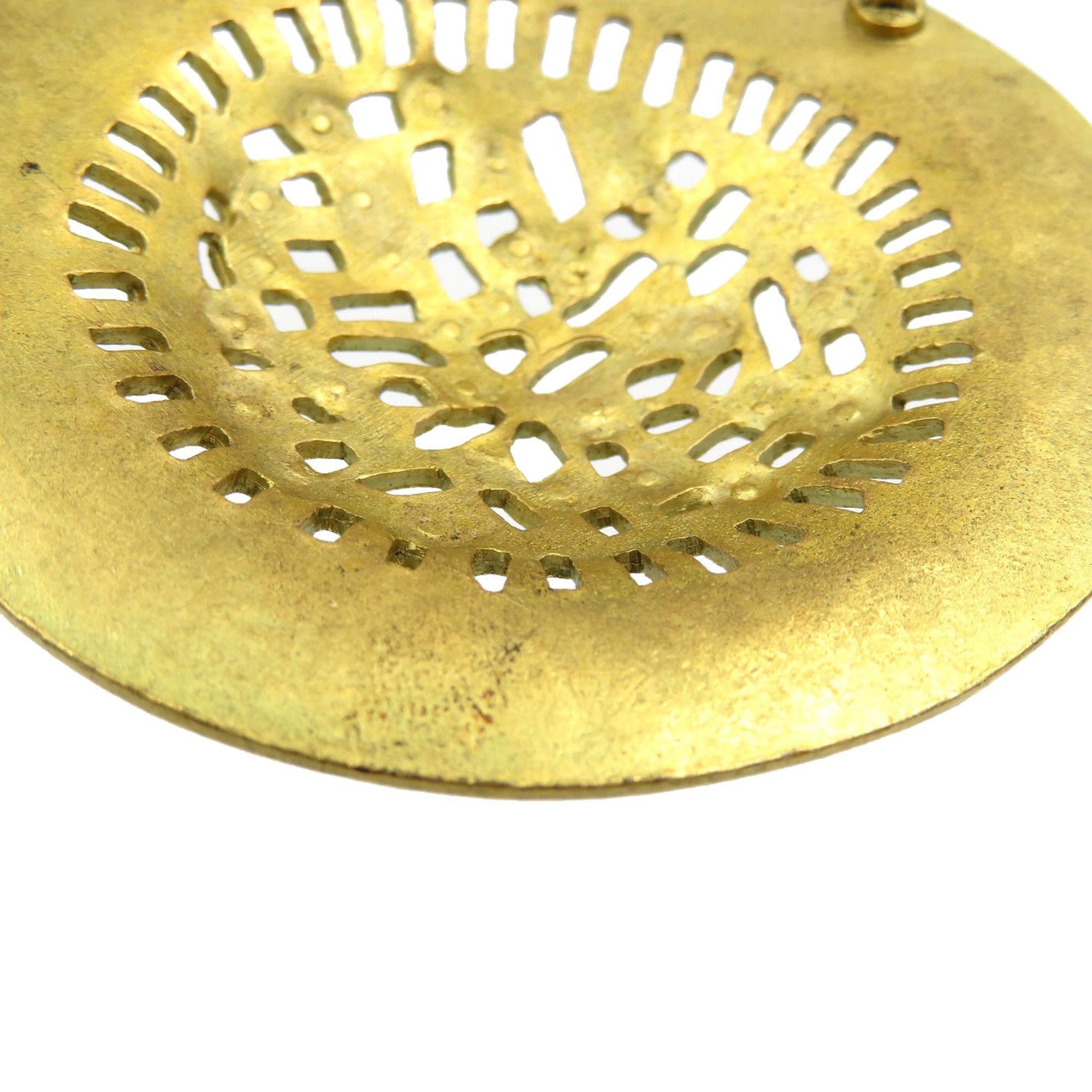 Chanel Excellent condition Chanel vintage straw hat 94A metal gold brooch 0210 CHANEL Size ONE SIZE - 3 Thumbnail