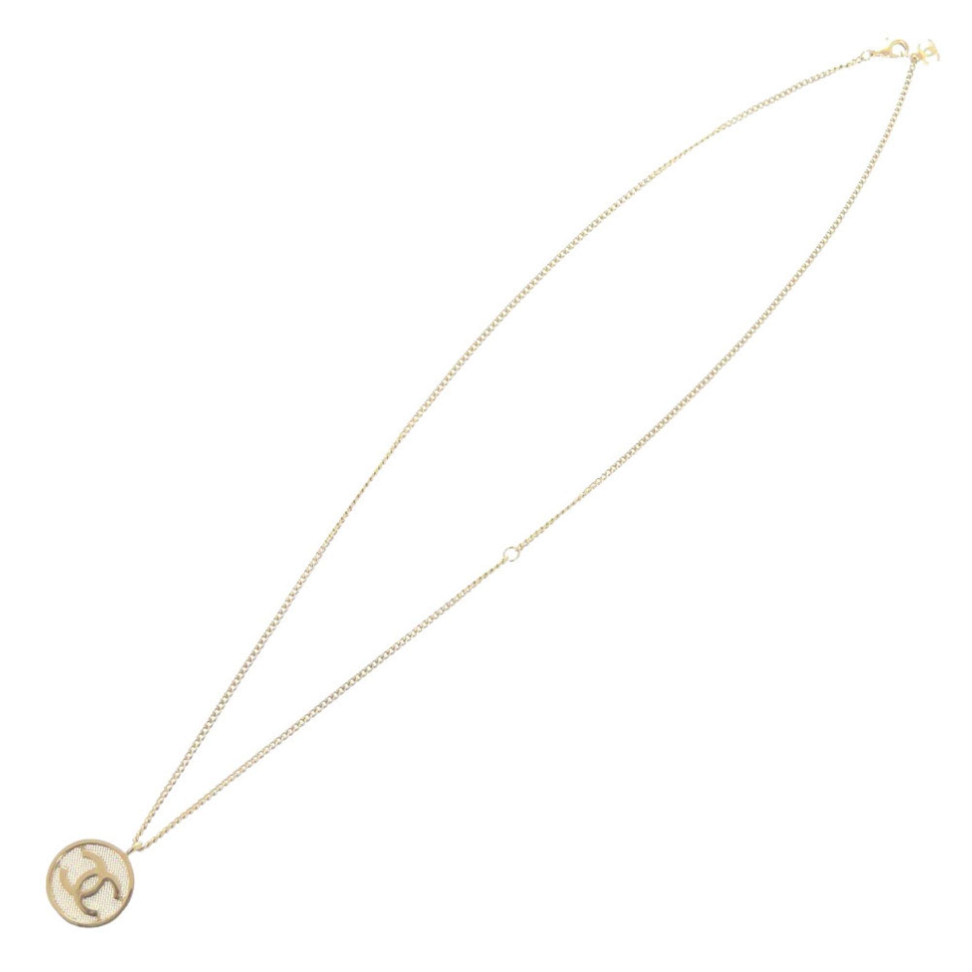Chanel Excellent condition Chanel Coco Mark GP Gold Necklace 0756 CHANEL Size ONE SIZE - 2 Thumbnail
