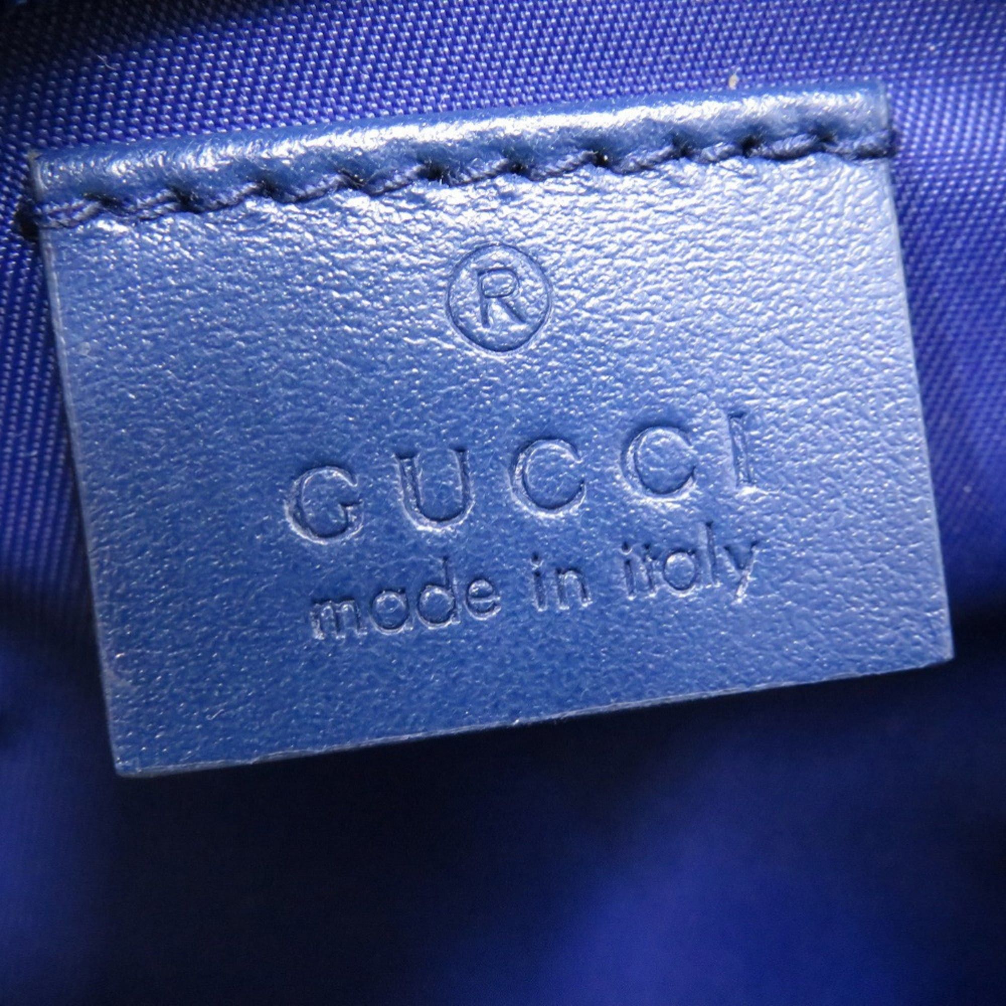 Gucci Like new Gucci children's star waist pouch 502095, canvas and leather, blue, 1584 GUCCI Size ONE SIZE - 8 Thumbnail