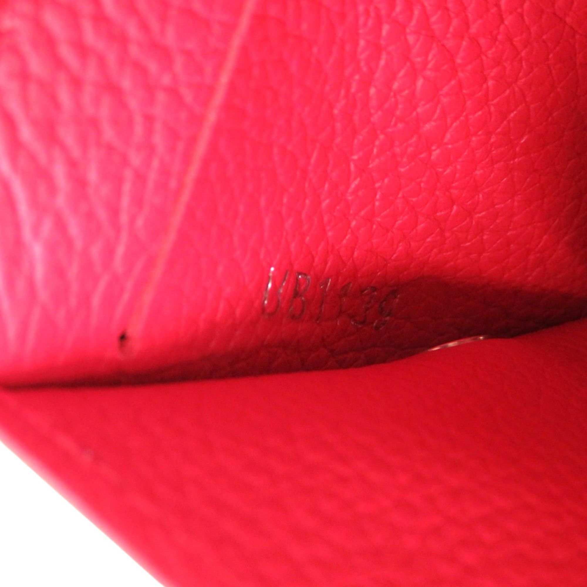 Louis Vuitton Like new Louis Vuitton Portefeuille Rock Mini M67860 Leather Red Tri-fold Wallet LV 1671 LOUIS VUITTON Size ONE SIZE - 8 Thumbnail