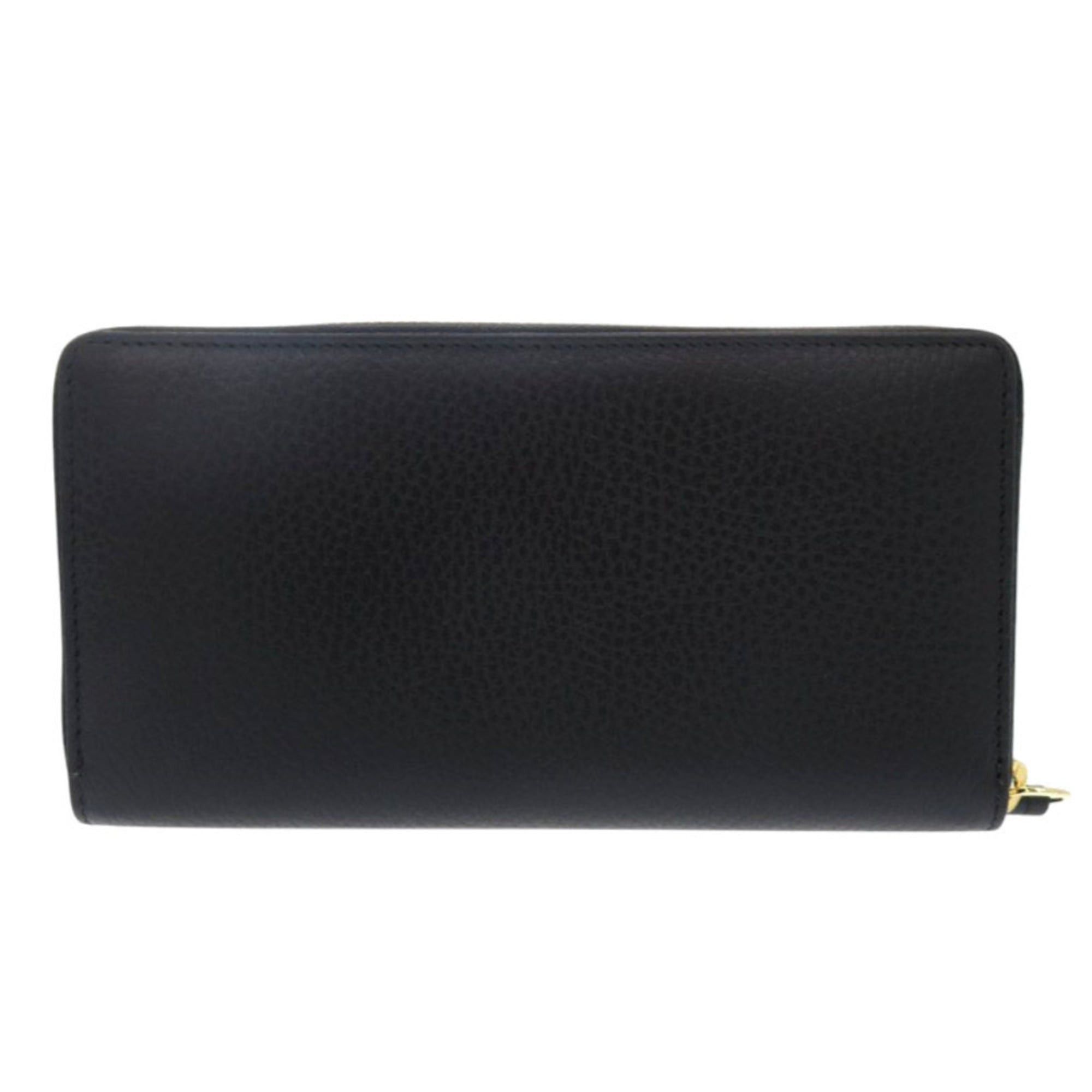 Gucci Like new Gucci GG Marmont zip-around wallet 456117 in black leather. 1001 GUCCI Size ONE SIZE - 3 Thumbnail