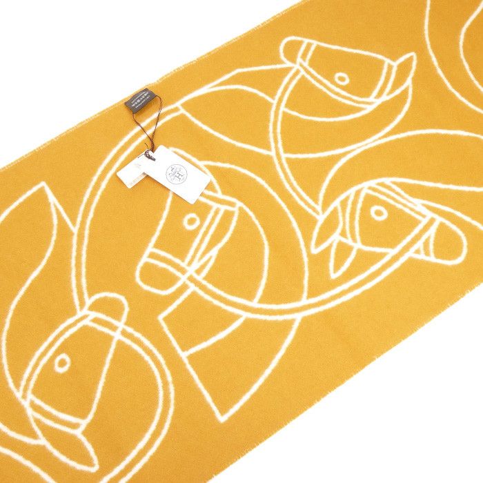 Hermes Hermes Hermès Entralacques Equestres Cashmere Scarf Others Scarf DUTY FREE for USA Size ONE SIZE - 4 Thumbnail