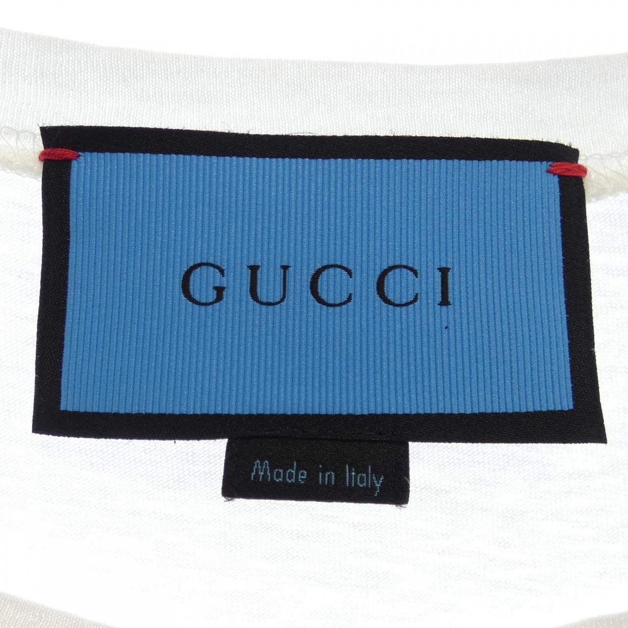 Gucci Gucci Gucci T-shirt Cotton T-Shirts 432086-X3E88 DUTY FREE for USA Size ONE SIZE - 4 Thumbnail