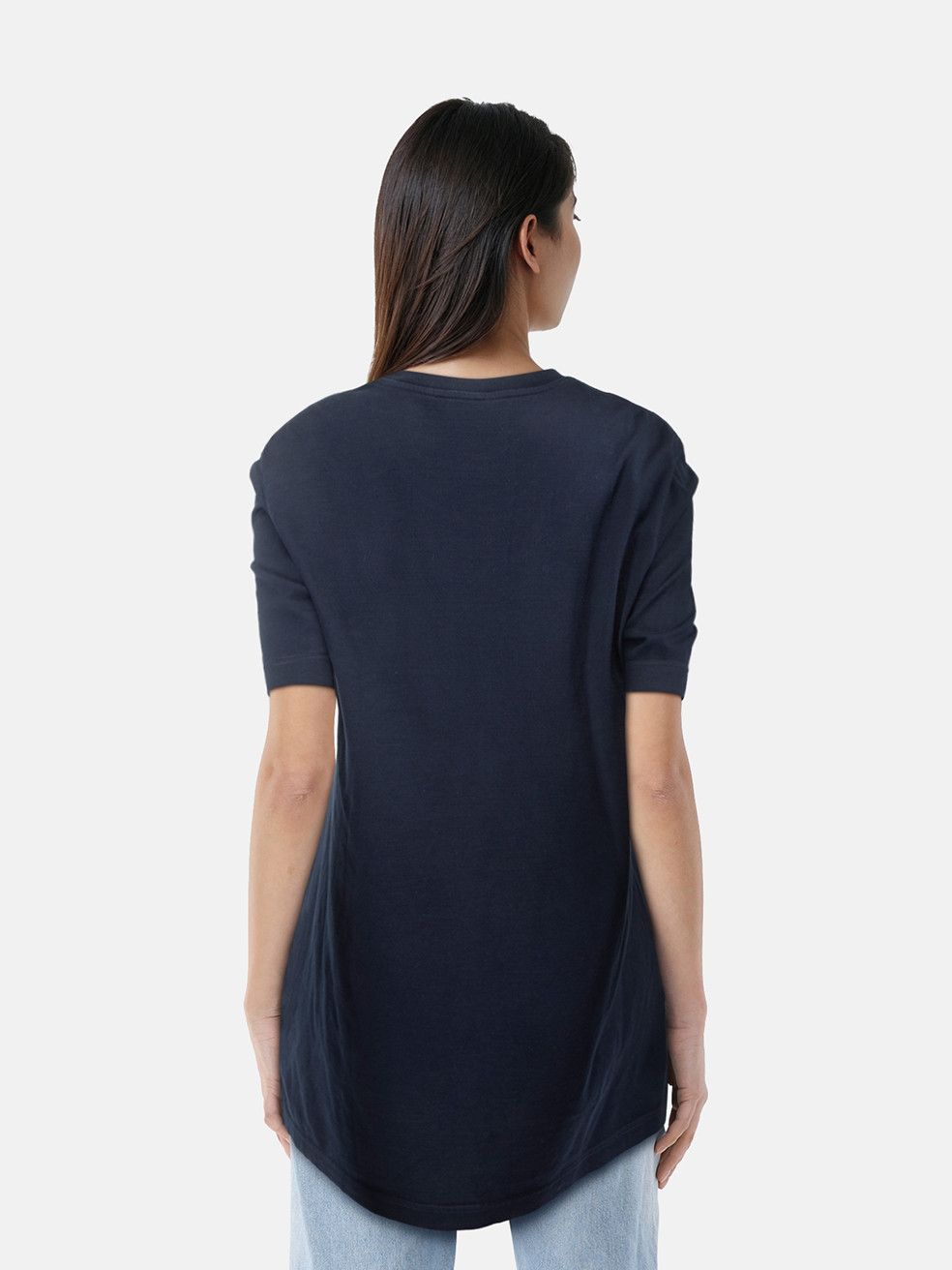 Louis Vuitton Navy Logo Embroidered T-Shirt Size L / US 10 / IT 46 - 2 Thumbnail