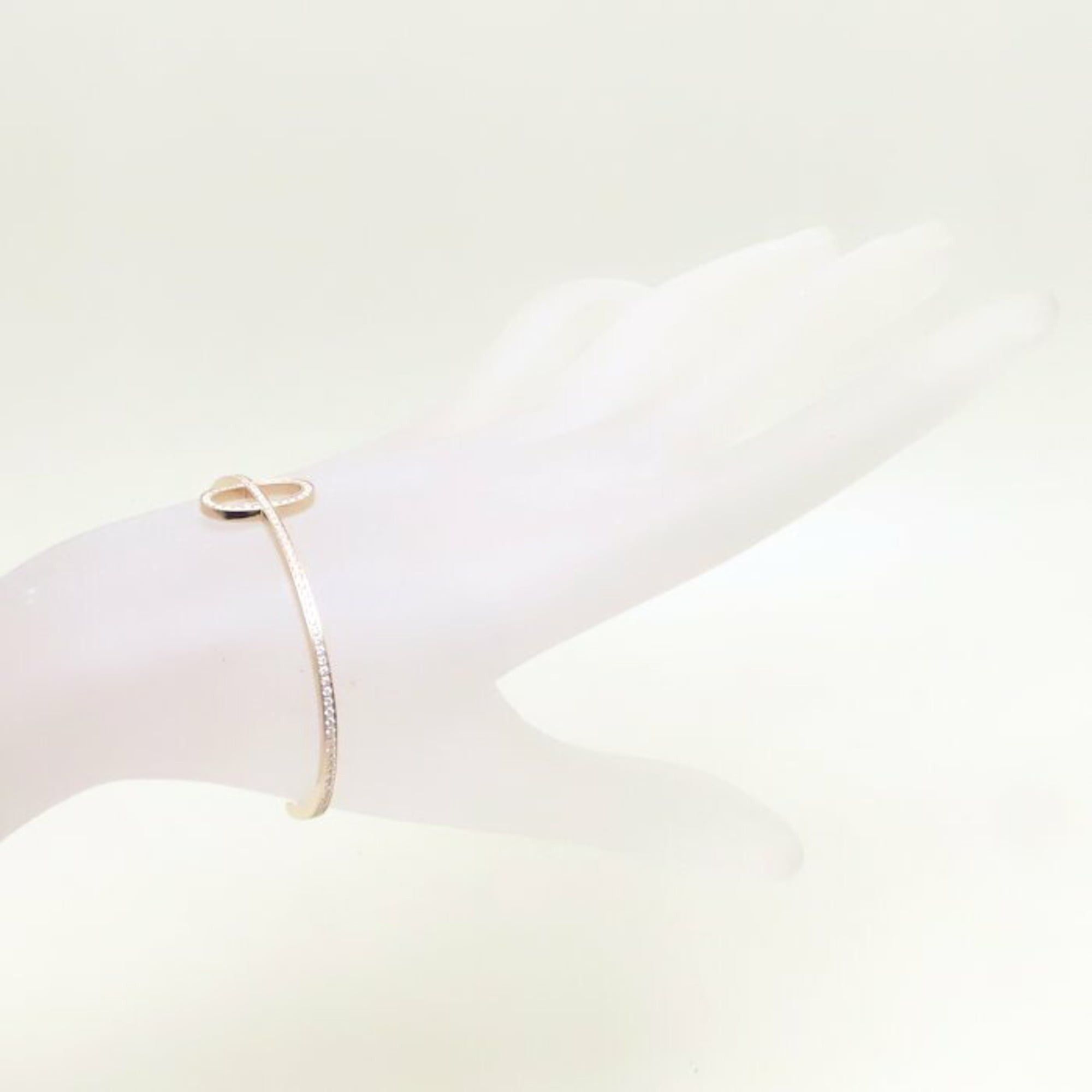 Hermes HERMES Chaine d'Ancre Contour Bangle with 0.84ct Diamonds in 18KPG, Women's, 294639 Size ONE SIZE - 2 Thumbnail