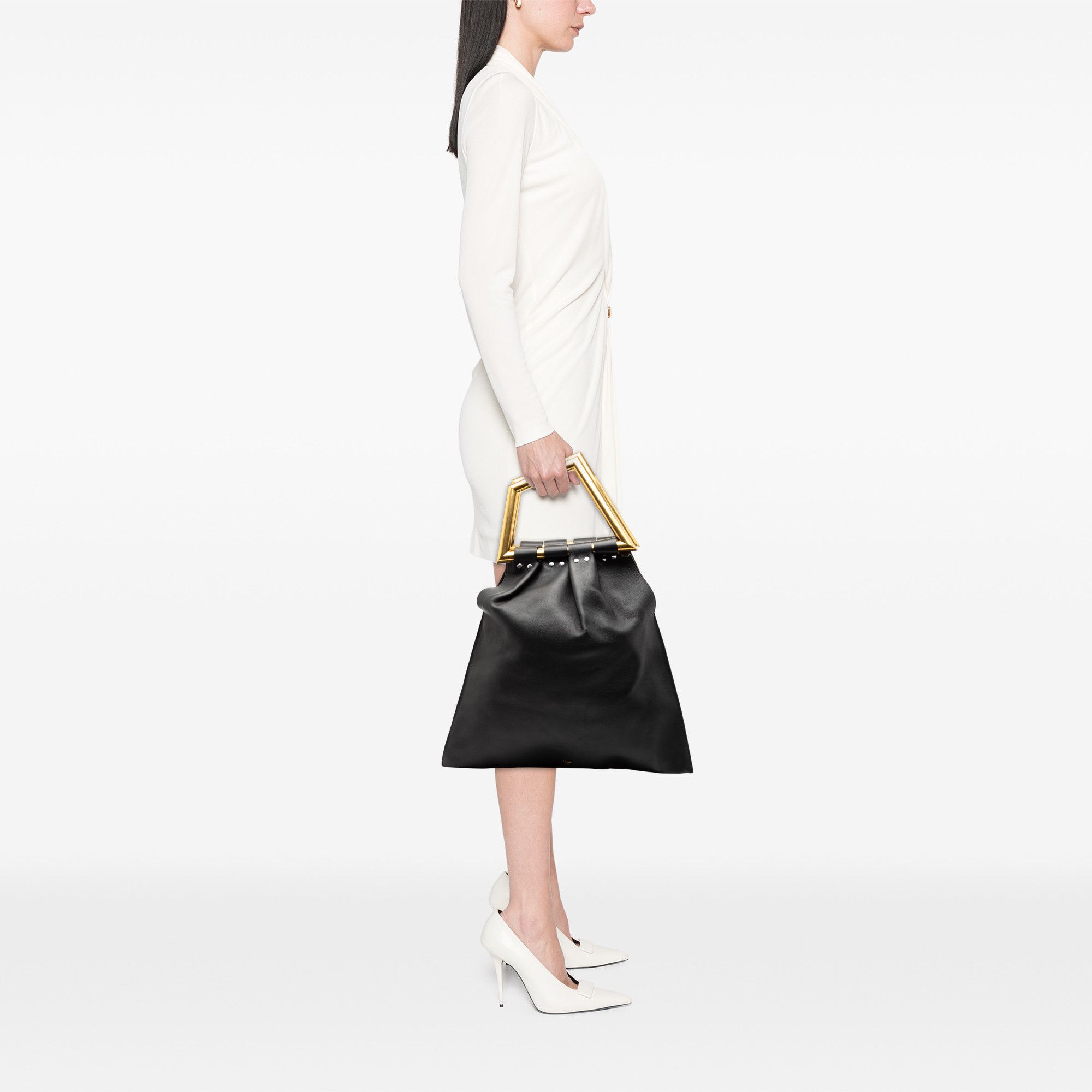 Celine Celine Leather Open Triangle Sac Handbag Size ONE SIZE - 8 Thumbnail
