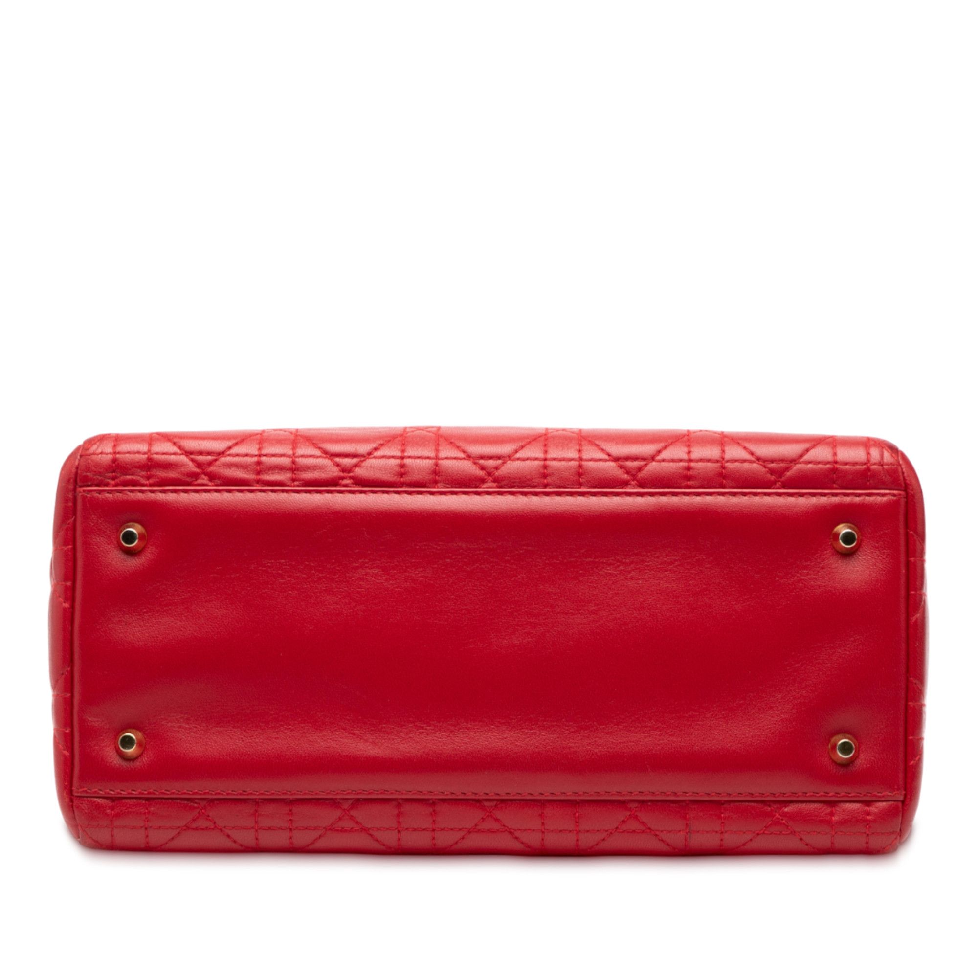 Dior Dior Medium Lambskin Cannage Lady Dior Size ONE SIZE - 3 Thumbnail
