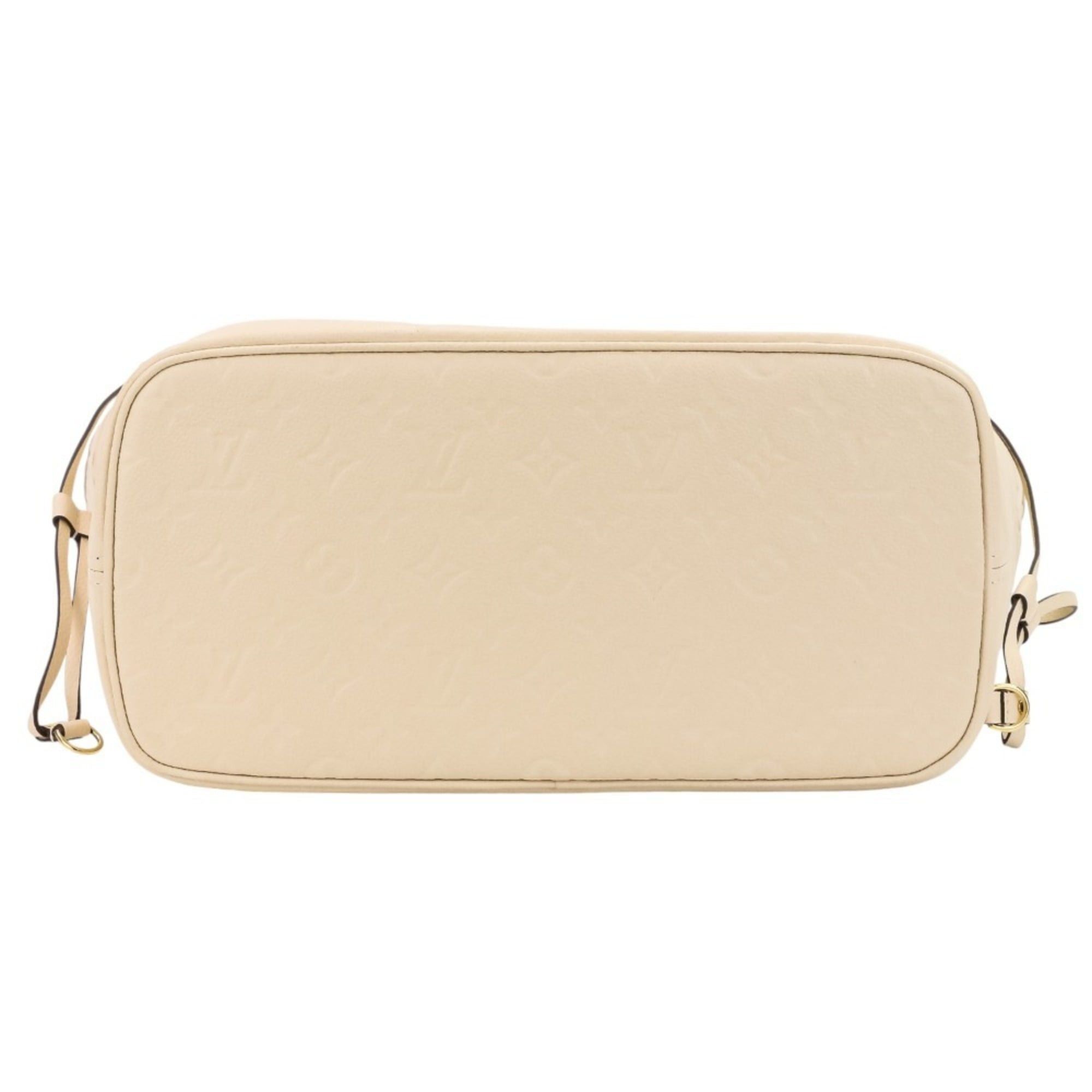 Louis Vuitton LOUIS VUITTON Monogram Empreinte Neverfull MM Tote Bag M46676 Crème Women's Size ONE SIZE - 4 Thumbnail