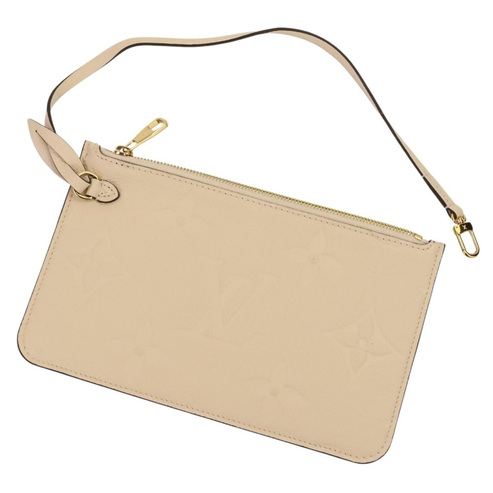 Louis Vuitton LOUIS VUITTON Monogram Empreinte Neverfull MM Tote Bag M46676 Crème Women's Size ONE SIZE - 14 Thumbnail