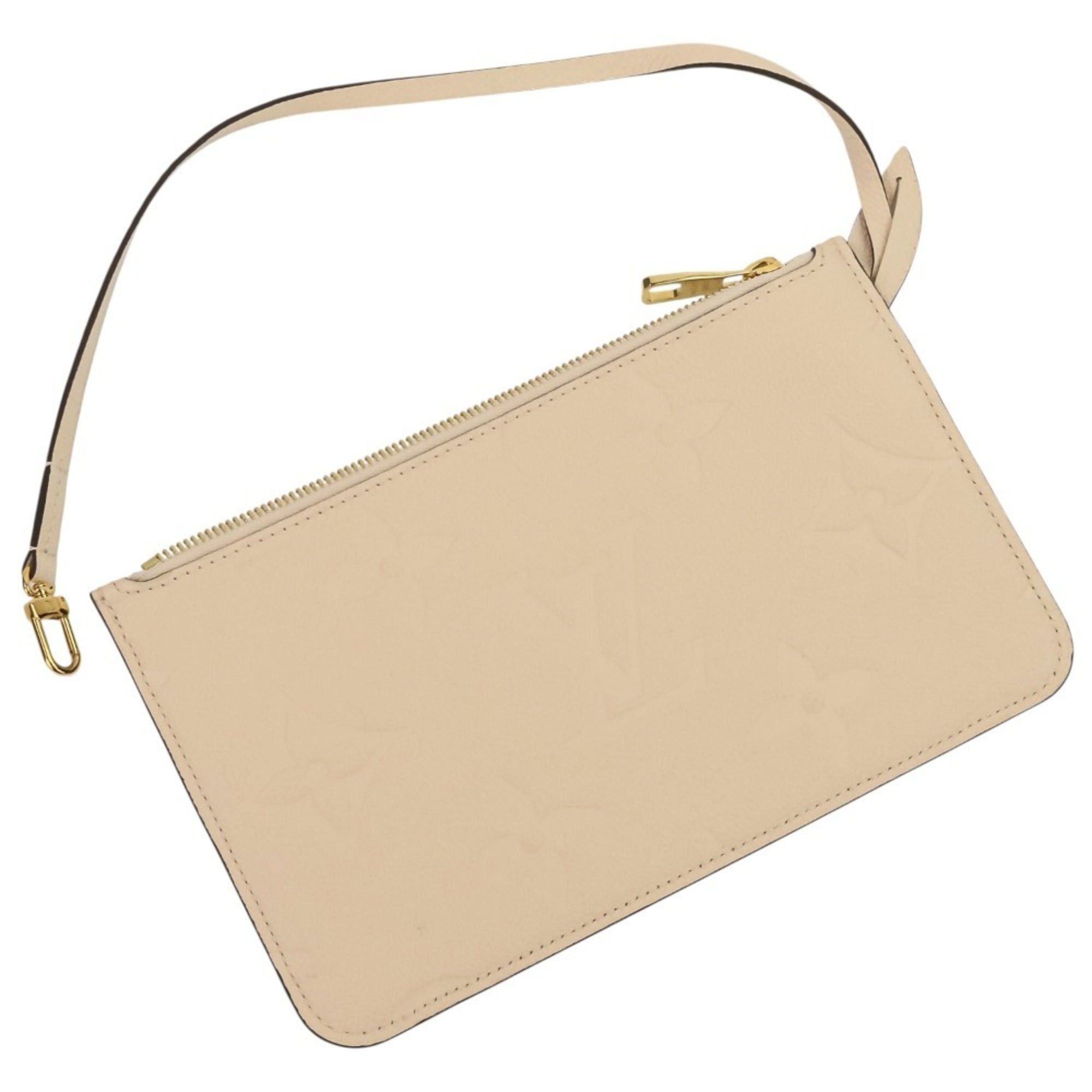 Louis Vuitton LOUIS VUITTON Monogram Empreinte Neverfull MM Tote Bag M46676 Crème Women's Size ONE SIZE - 13 Thumbnail