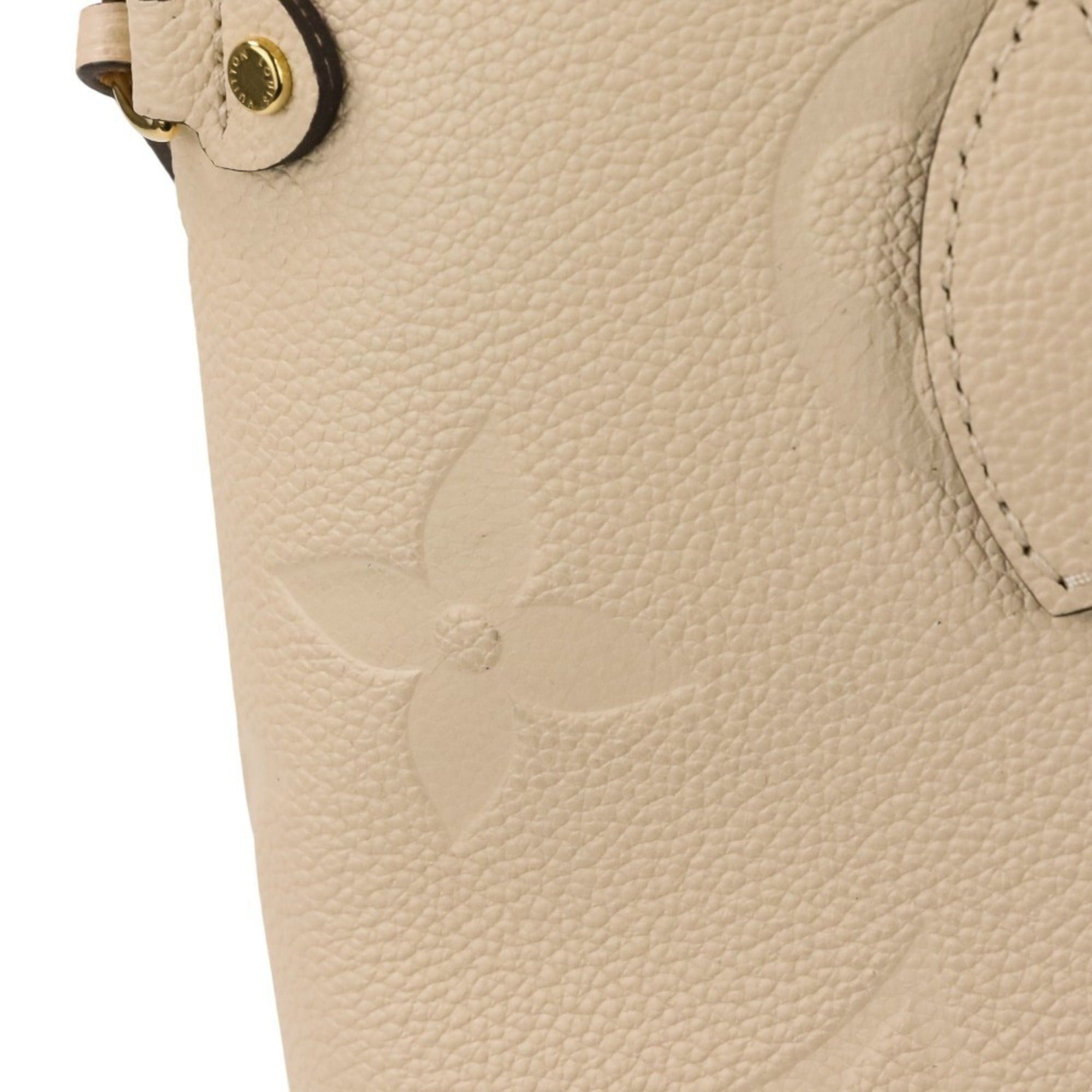 Louis Vuitton LOUIS VUITTON Monogram Empreinte Neverfull MM Tote Bag M46676 Crème Women's Size ONE SIZE - 11 Thumbnail