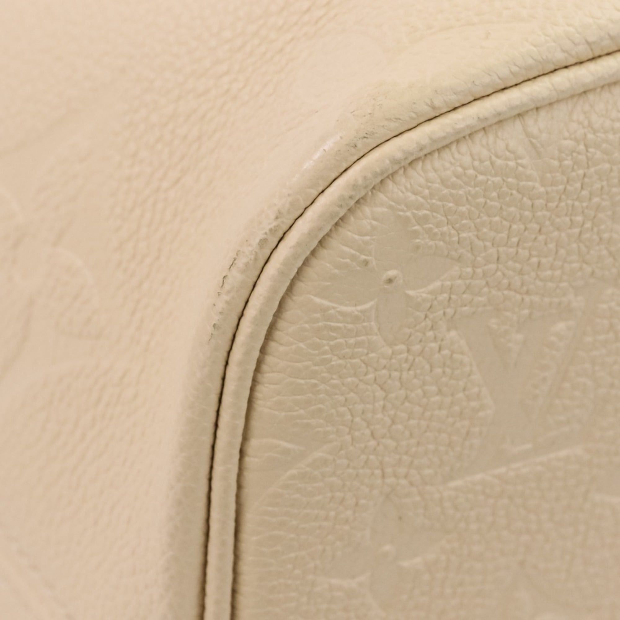 Louis Vuitton LOUIS VUITTON Monogram Empreinte Neverfull MM Tote Bag M46676 Crème Women's Size ONE SIZE - 9 Thumbnail