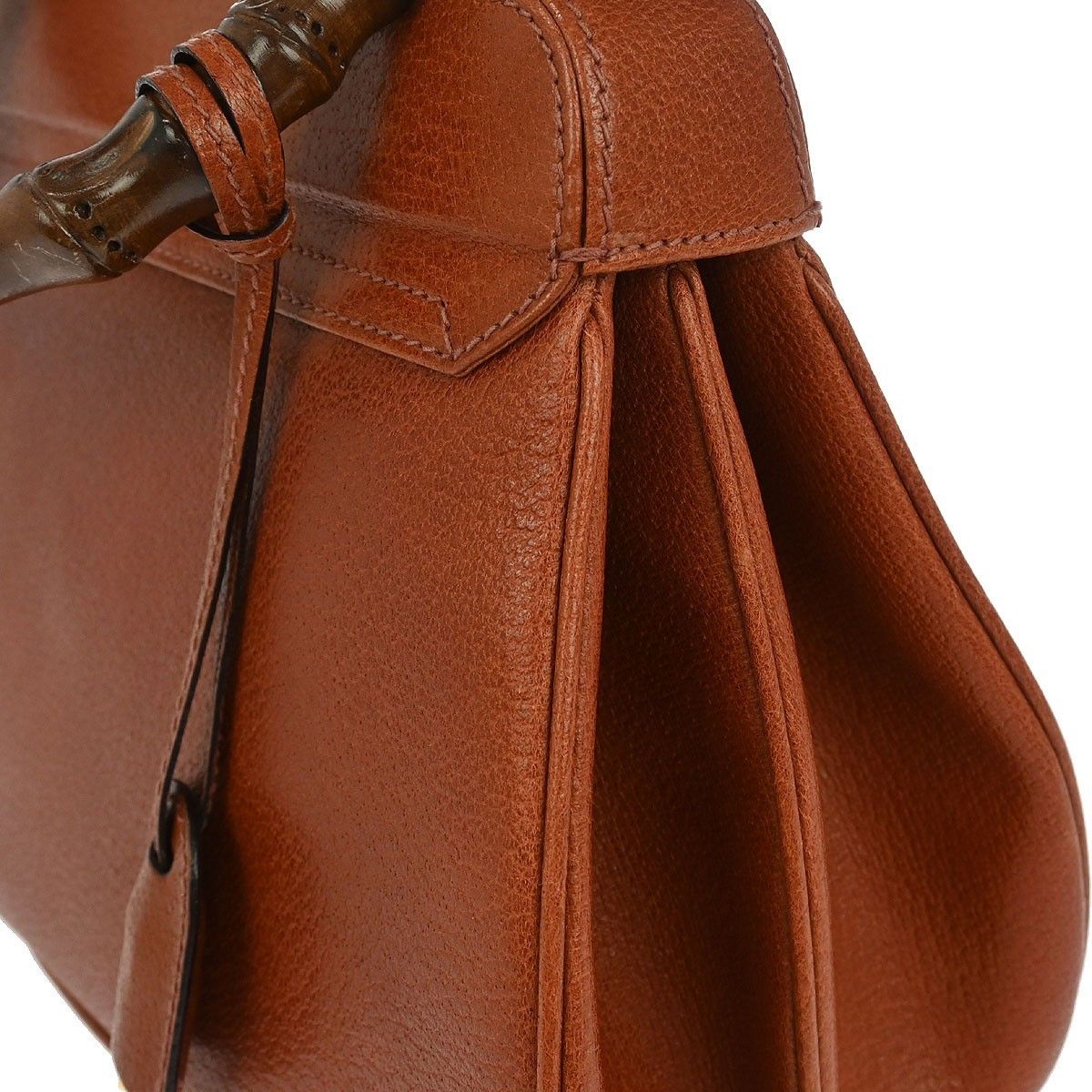 Gucci Gucci Lady Lock Bamboo Top Handle Bag Leather Size ONE SIZE - 8 Thumbnail