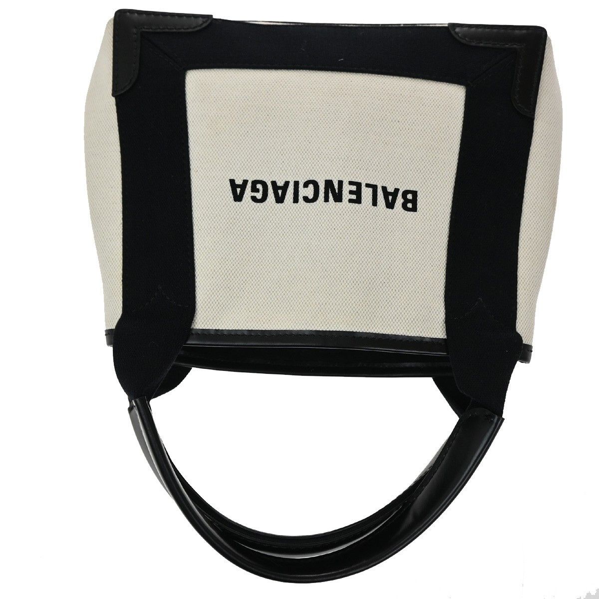 Balenciaga Balenciaga Navy Cabas Canvas with Leather Size ONE SIZE - 15 Thumbnail