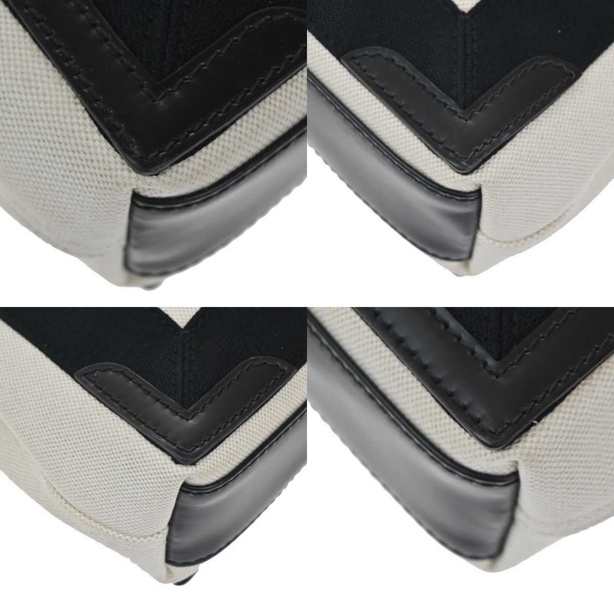 Balenciaga Balenciaga Navy Cabas Canvas with Leather Size ONE SIZE - 7 Thumbnail