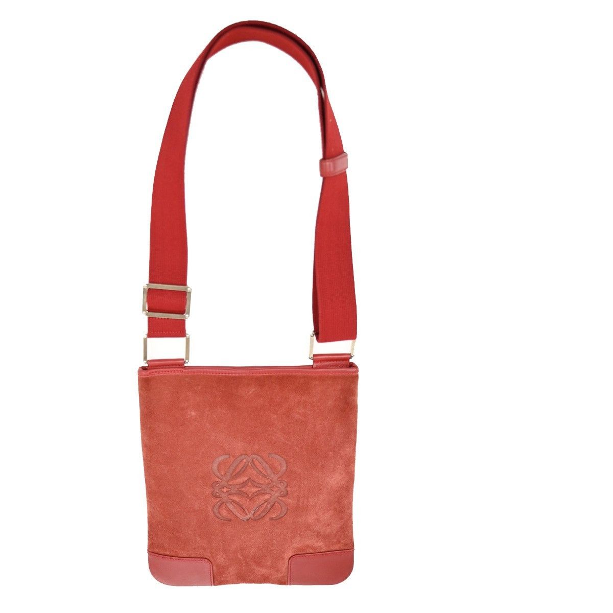 Loewe Loewe Anagram Shoulder Bag Suede Size ONE SIZE - 10 Thumbnail