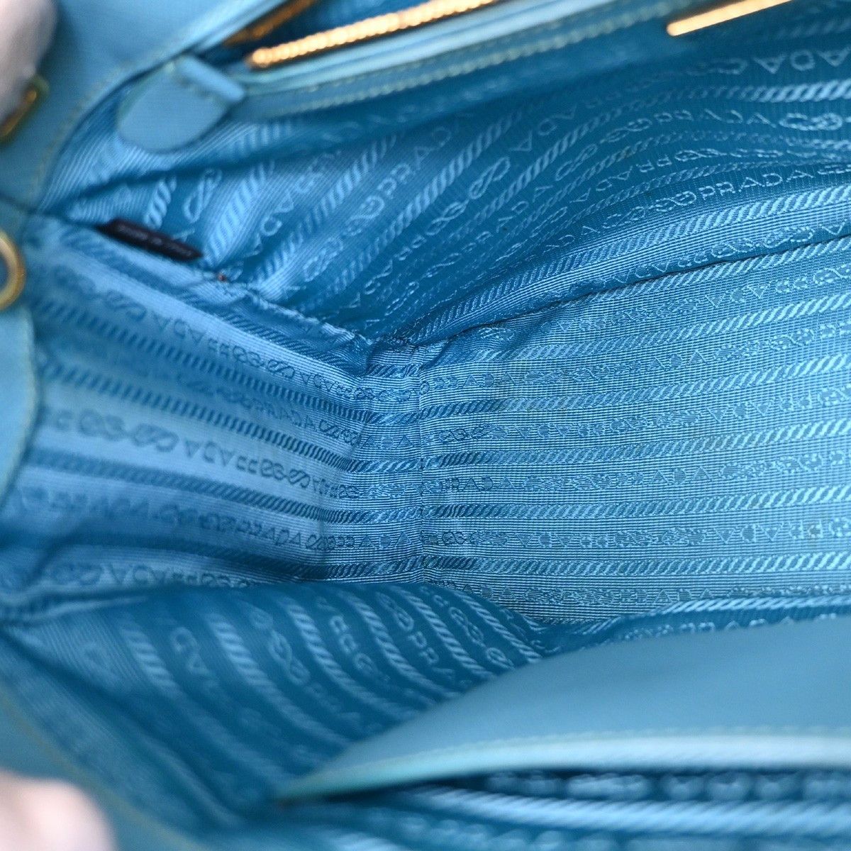 Prada Prada Double Zip Lux Tote Saffiano Leather Size ONE SIZE - 15 Thumbnail
