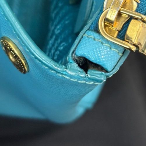 Prada Prada Double Zip Lux Tote Saffiano Leather Size ONE SIZE - 12 Thumbnail