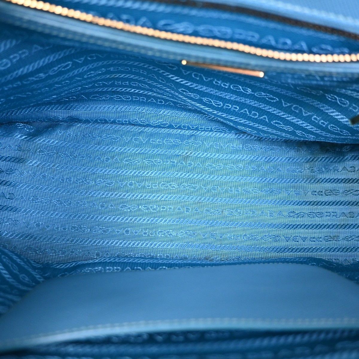 Prada Prada Double Zip Lux Tote Saffiano Leather Size ONE SIZE - 5 Thumbnail