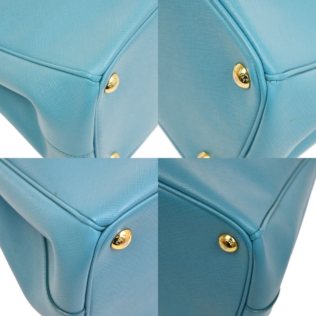 Prada Prada Double Zip Lux Tote Saffiano Leather Size ONE SIZE - 8 Thumbnail