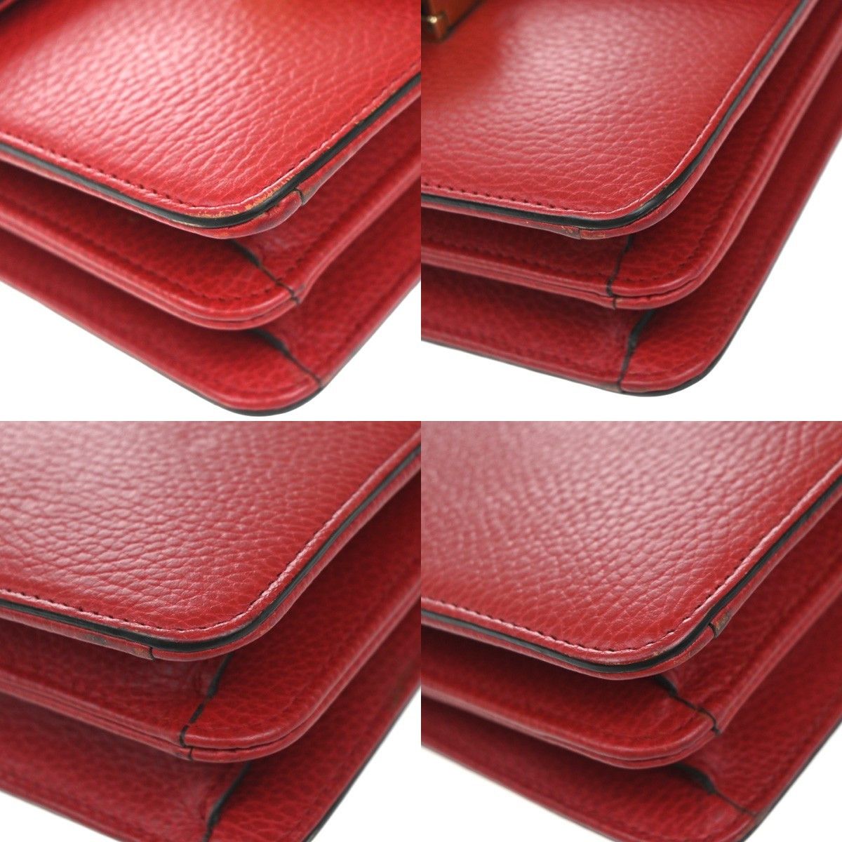 Gucci Gucci Interlocking Shoulder Bag Leather Size ONE SIZE - 9 Thumbnail