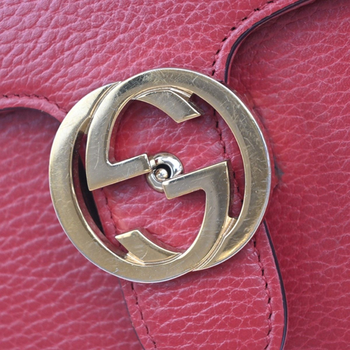 Gucci Gucci Interlocking Shoulder Bag Leather Size ONE SIZE - 12 Thumbnail