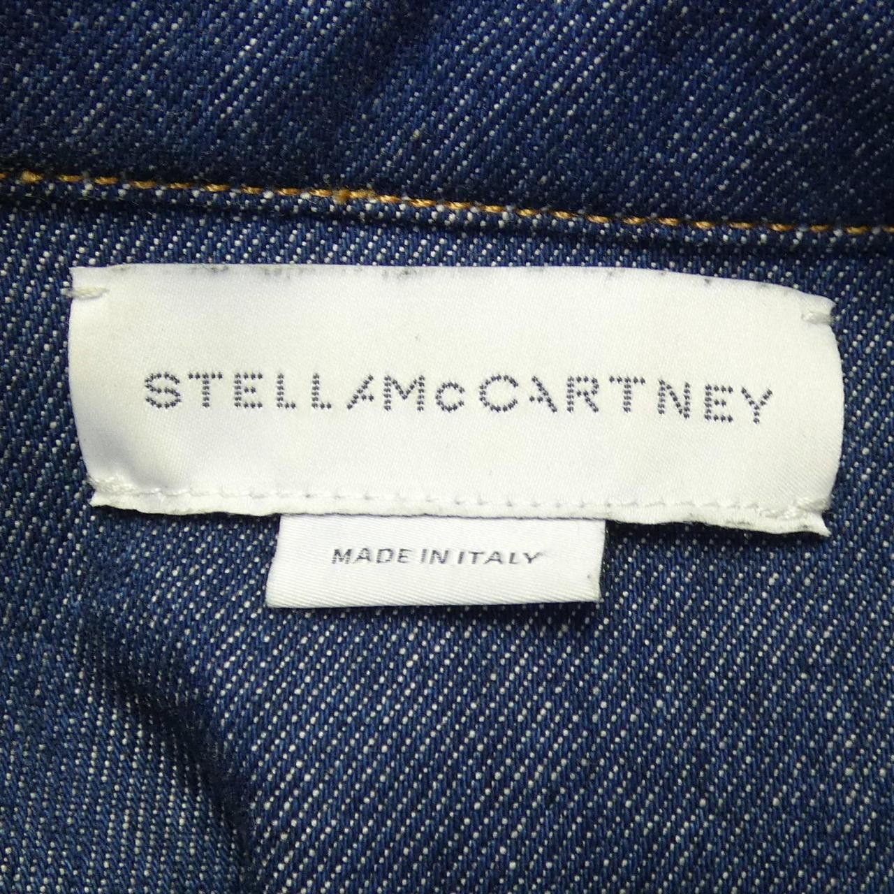 Stella McCartney Stella Mccartney Stella McCartney Denim Jacket Denim Outerwear 6D0389 3SQH20 DUTY FREE for USA Size ONE SIZE - 5 Thumbnail