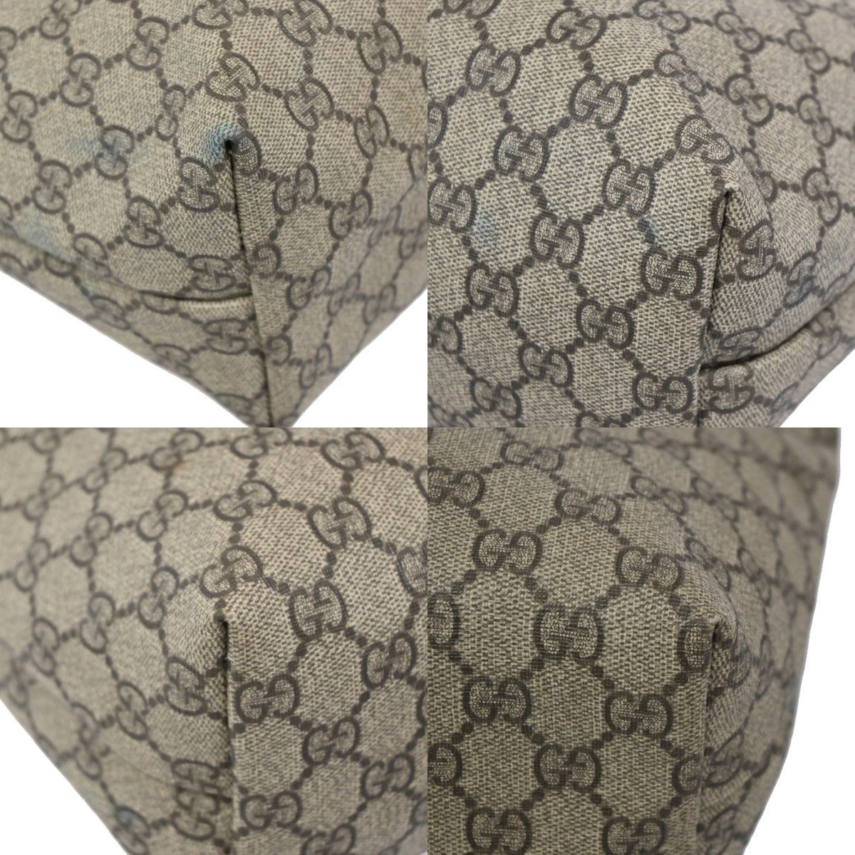 Gucci Gucci Plus Tote GG Coated Canvas with Leather Size ONE SIZE - 9 Thumbnail
