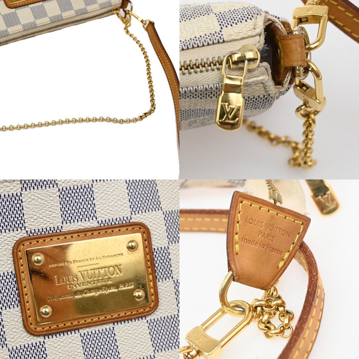 Louis Vuitton Louis Vuitton Eva Handbag Damier Size ONE SIZE - 6 Thumbnail