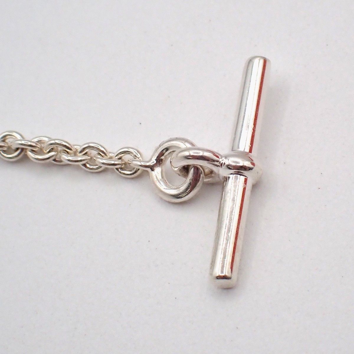 Hermes Hermes Cadenas Kelly Pendant Necklace Sterling Silver Size ONE SIZE - 7 Thumbnail