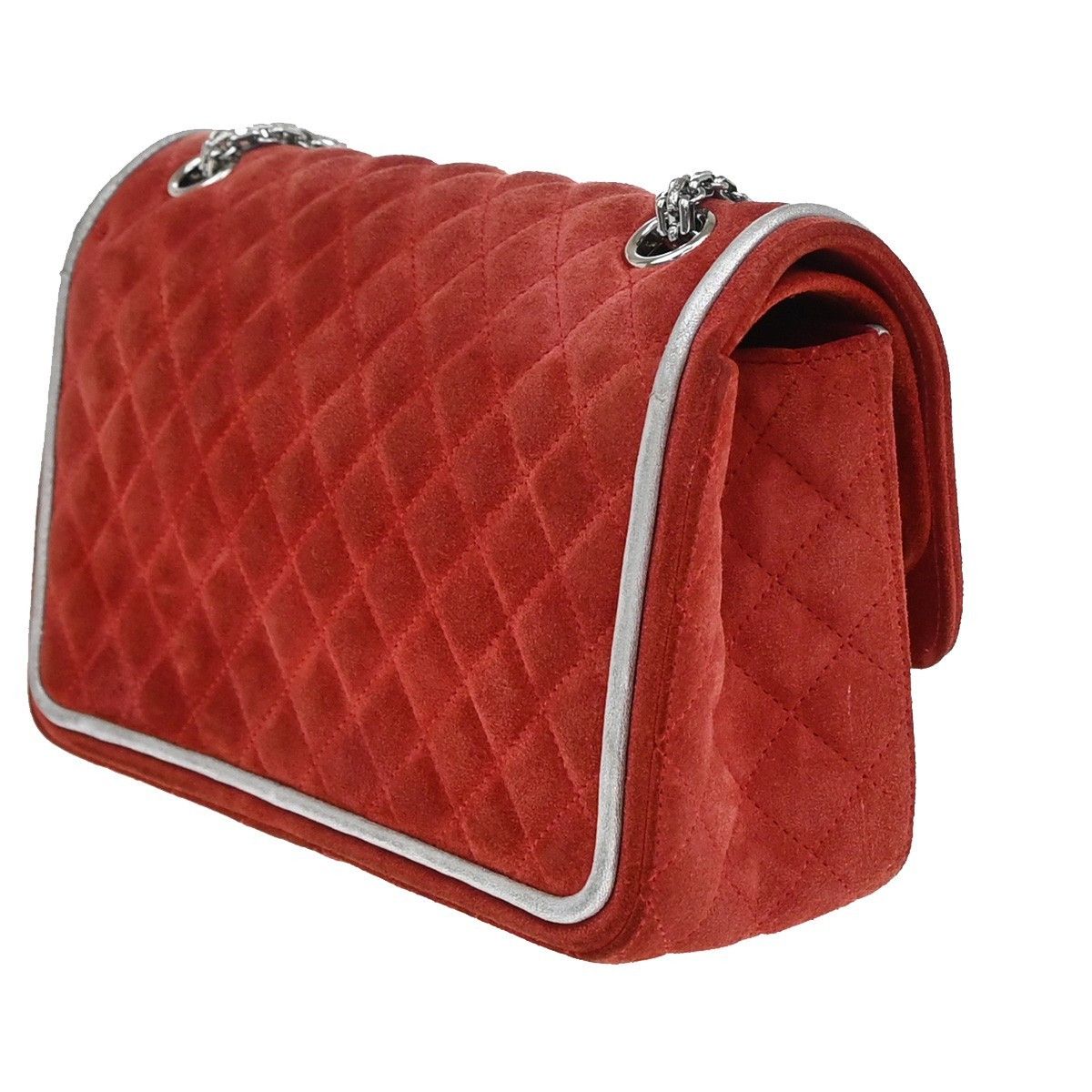Chanel Chanel Reissue 2.55 Flap Bag Quilted Suede with Metallic Calfskin Size ONE SIZE - 4 Thumbnail