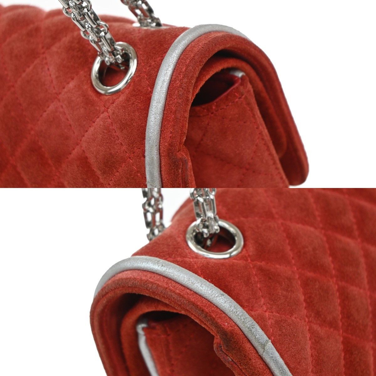 Chanel Chanel Reissue 2.55 Flap Bag Quilted Suede with Metallic Calfskin Size ONE SIZE - 10 Thumbnail