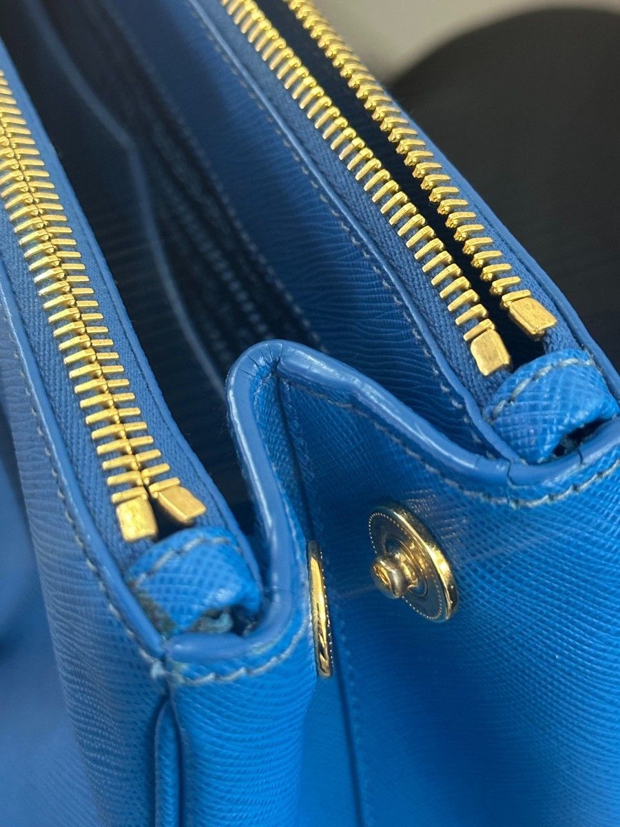 Prada Prada Double Zip Tote Leather Size ONE SIZE - 11 Thumbnail