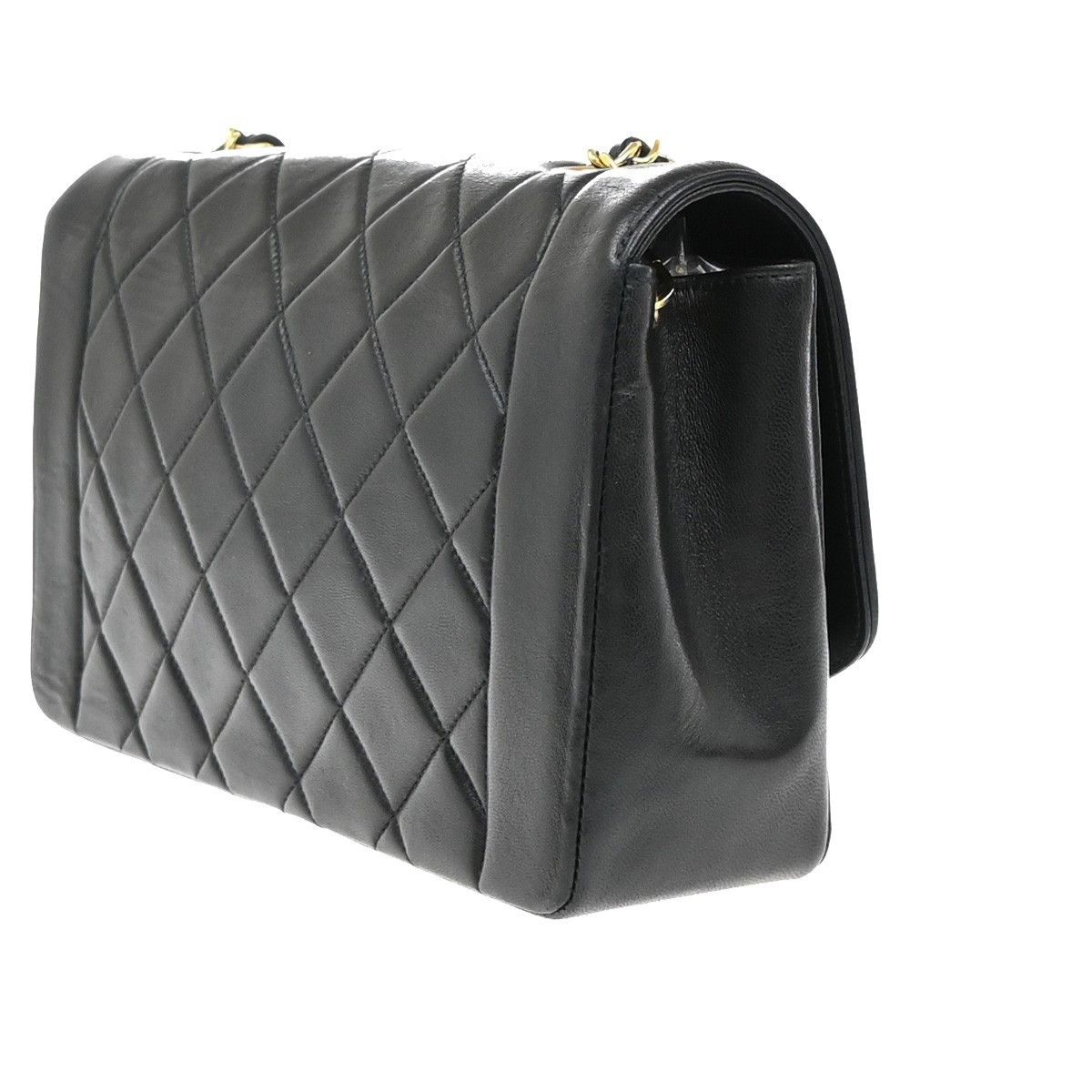 Chanel Chanel Vintage Diana Flap Bag Quilted Lambskin Size ONE SIZE - 4 Thumbnail